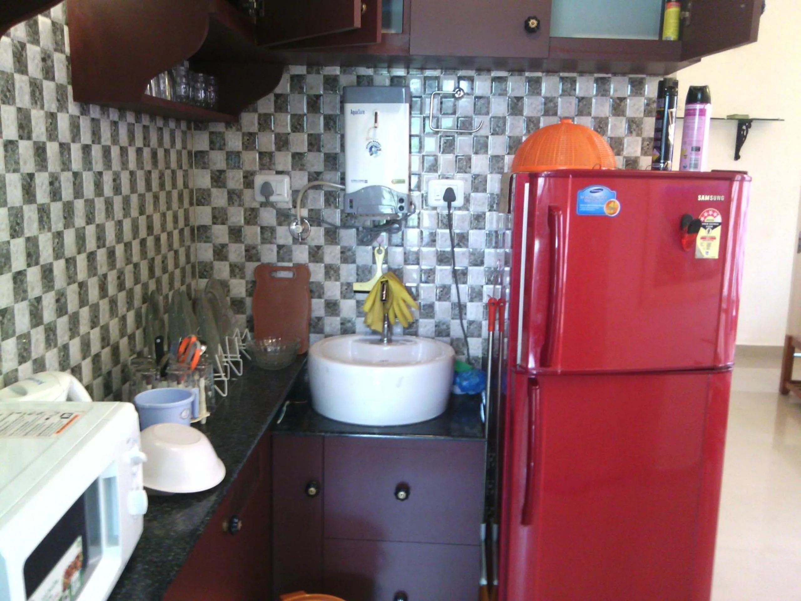 Kitchen or kitchenette in Nathans Holiday Home