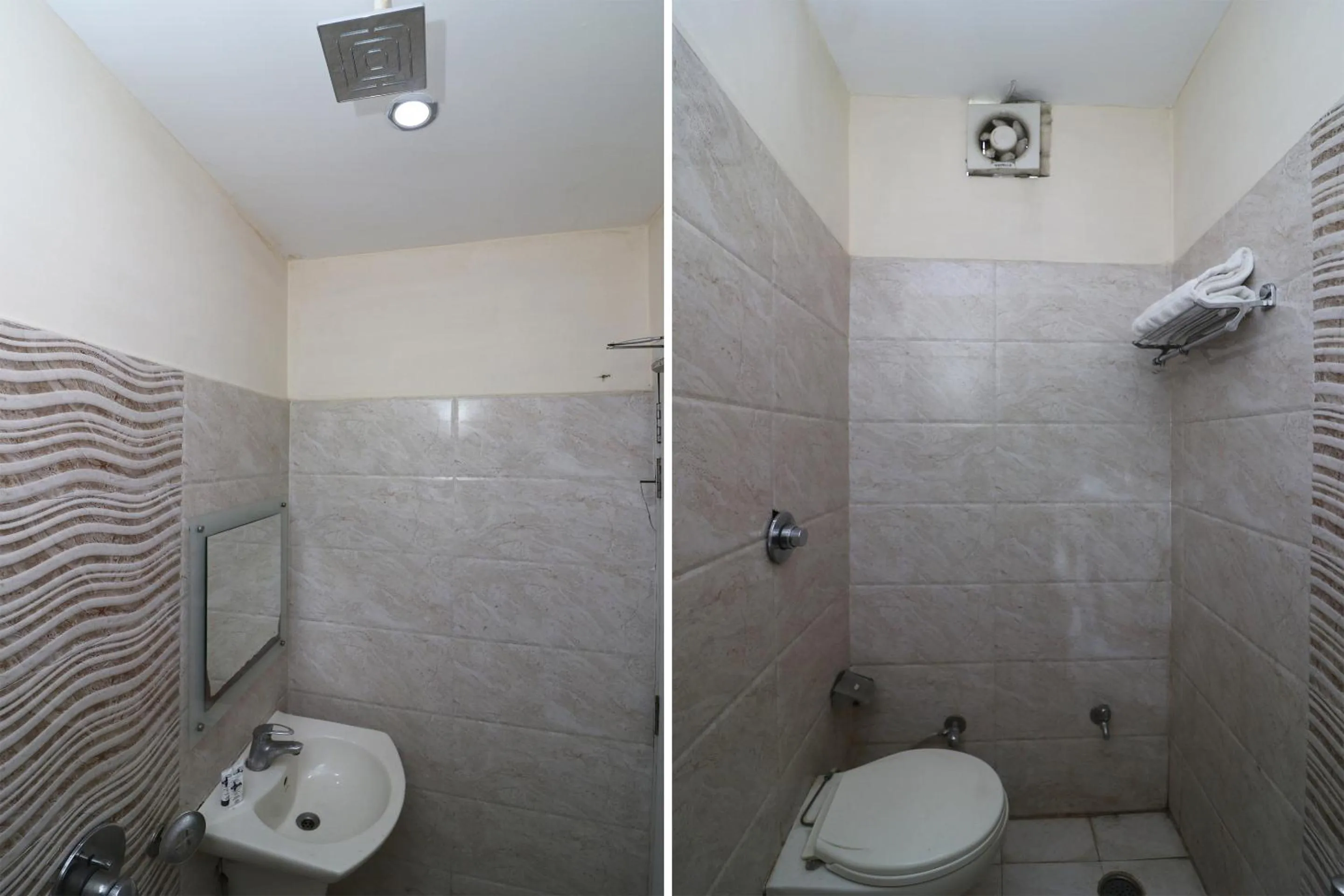 Bathroom in Hotel Mandiram