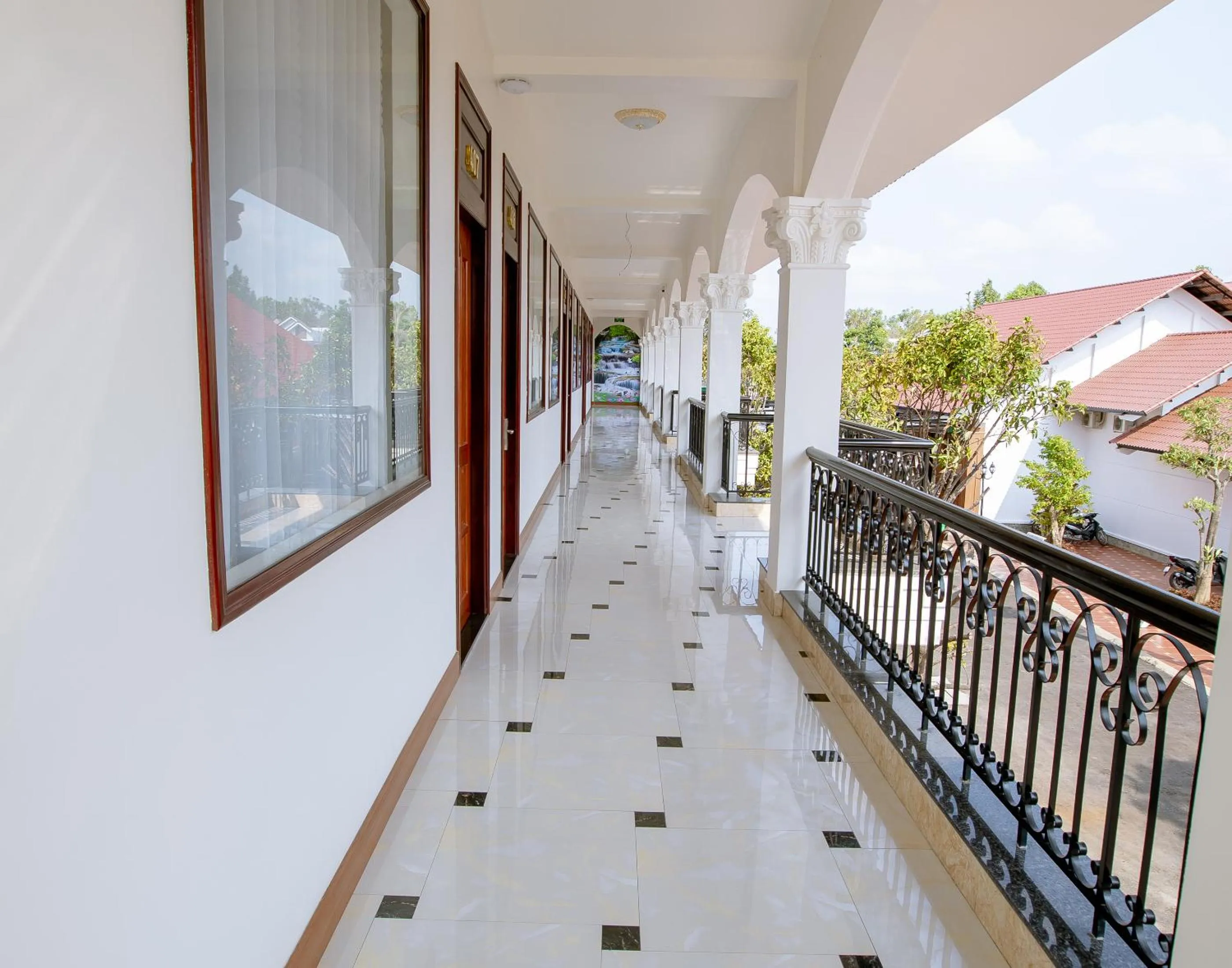 Balcony/Terrace in Thien An Hotel