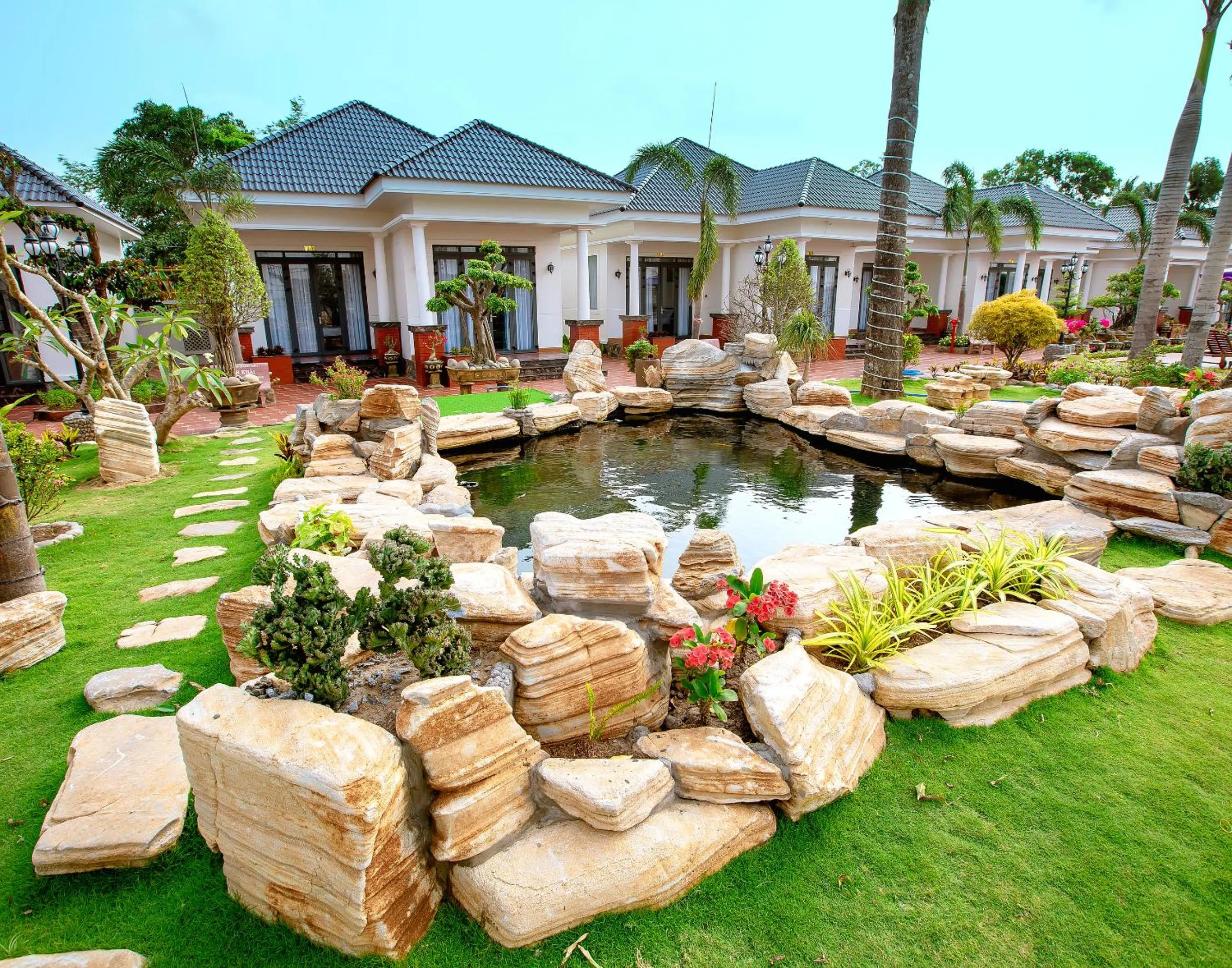 Garden in Thien An Hotel
