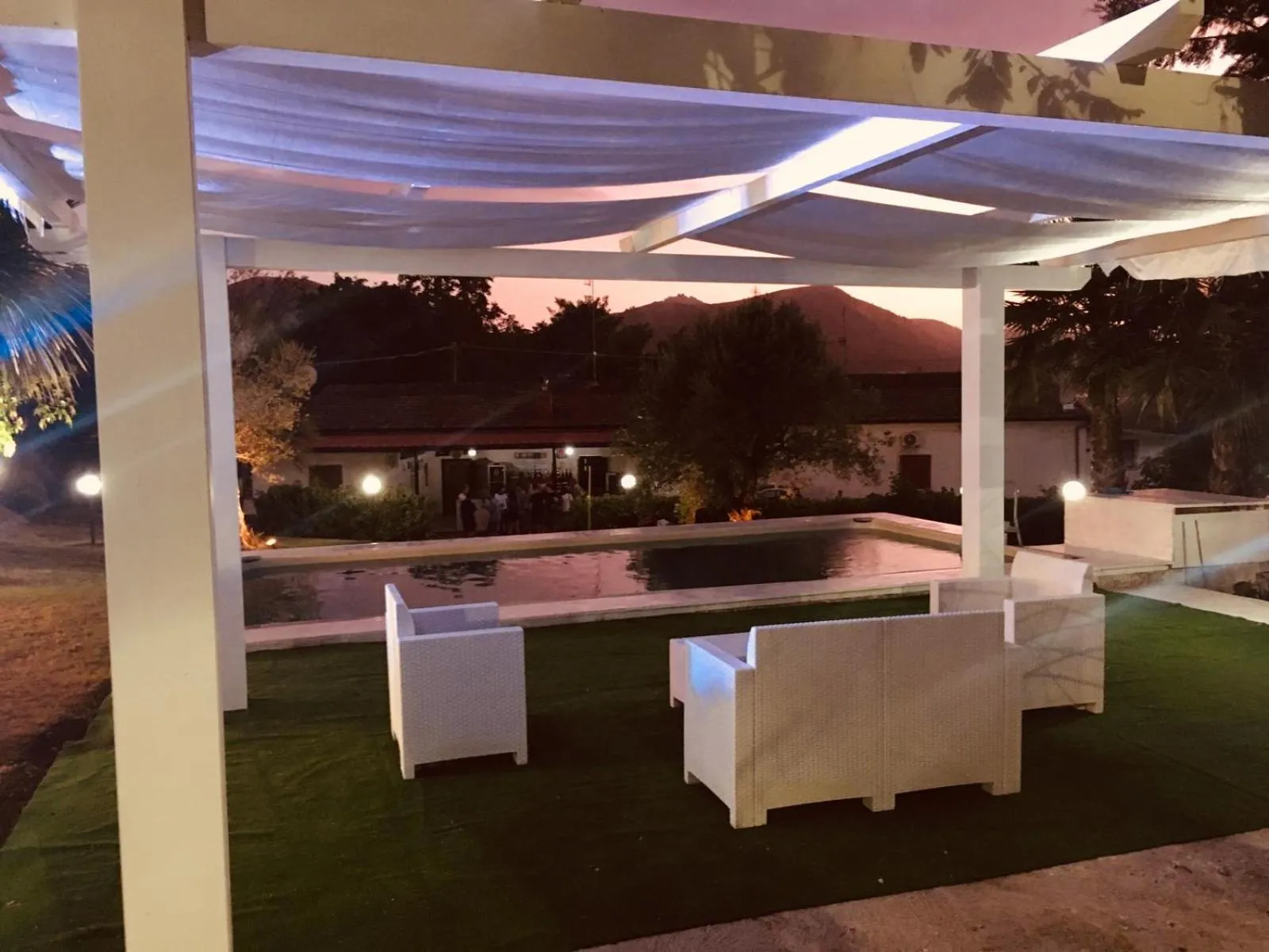 Pool view in Il Buco Relax