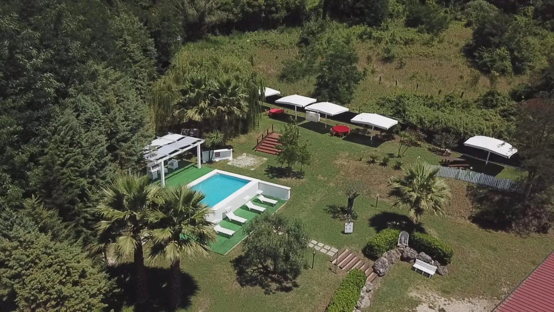 Bird's eye view in Il Buco Relax