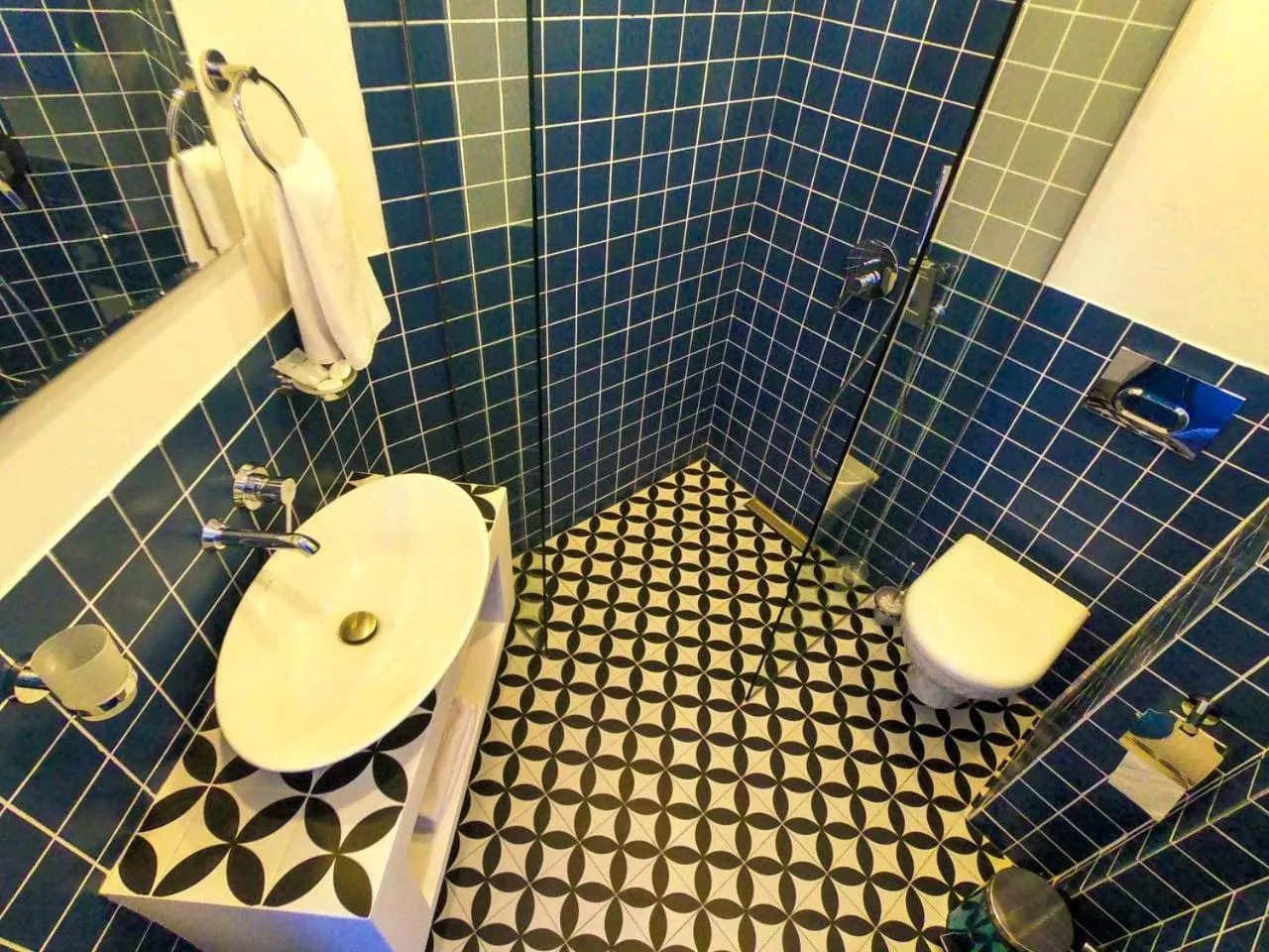 Shower in Pano Hotel