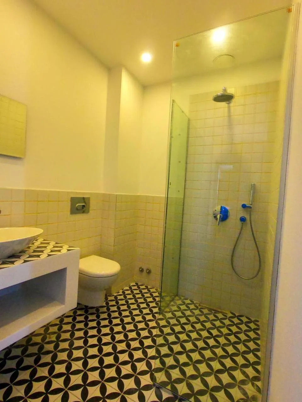Shower in Pano Hotel