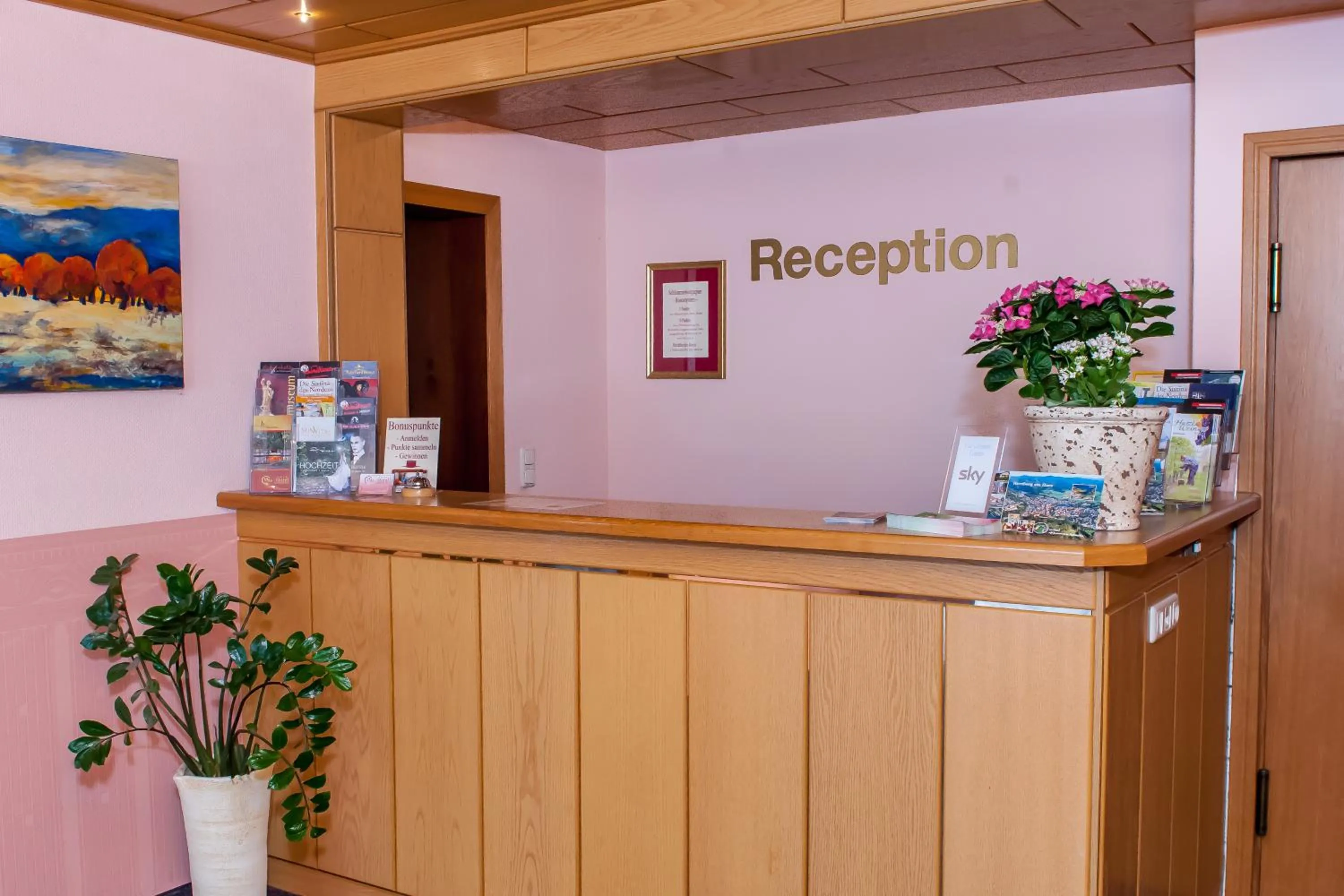 Lobby or reception in Hotel Englischer Hof