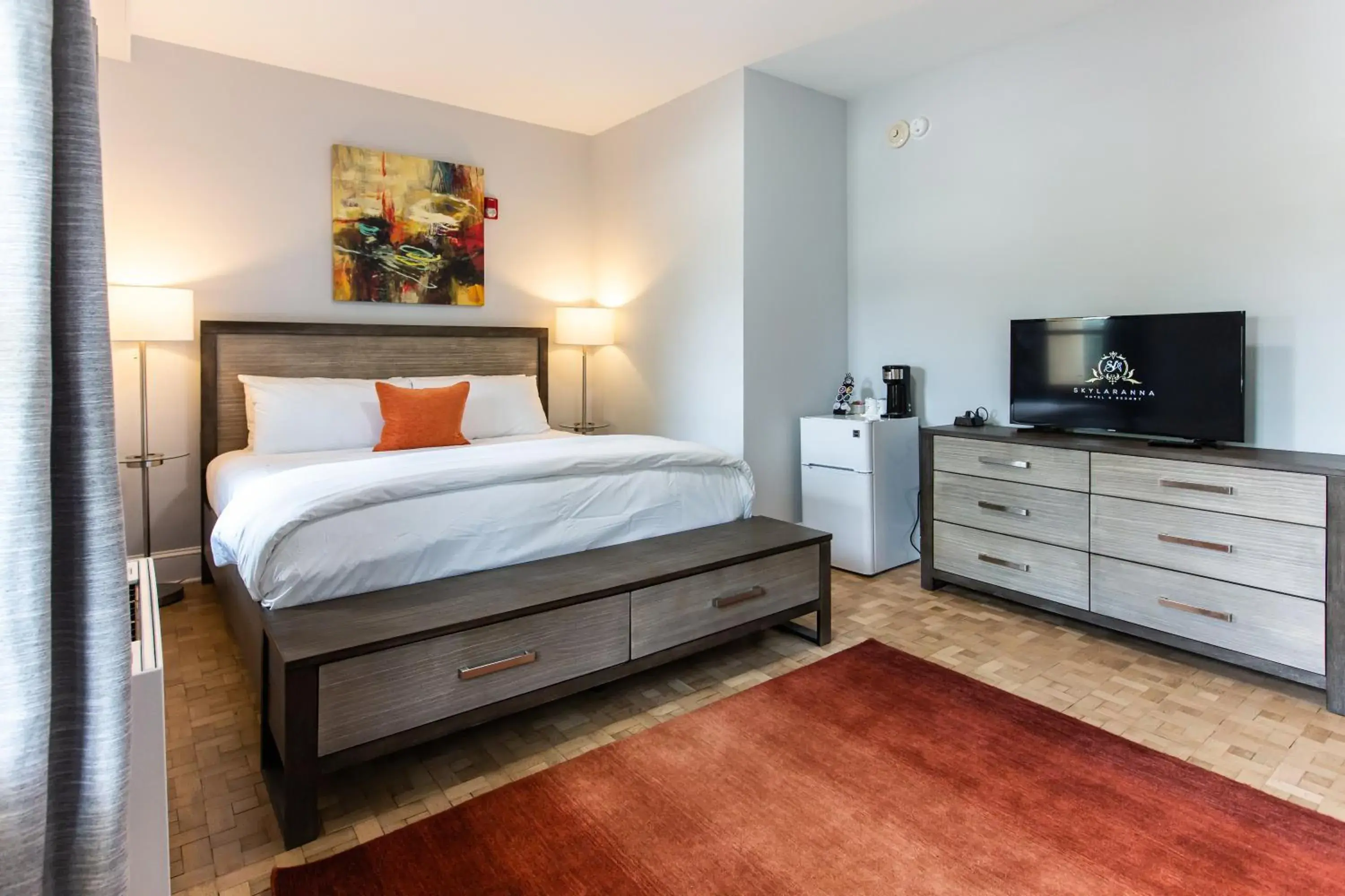 Bed in SKYLARANNA Resort & SPA Bed in SKYLARANNA Resort & SPA