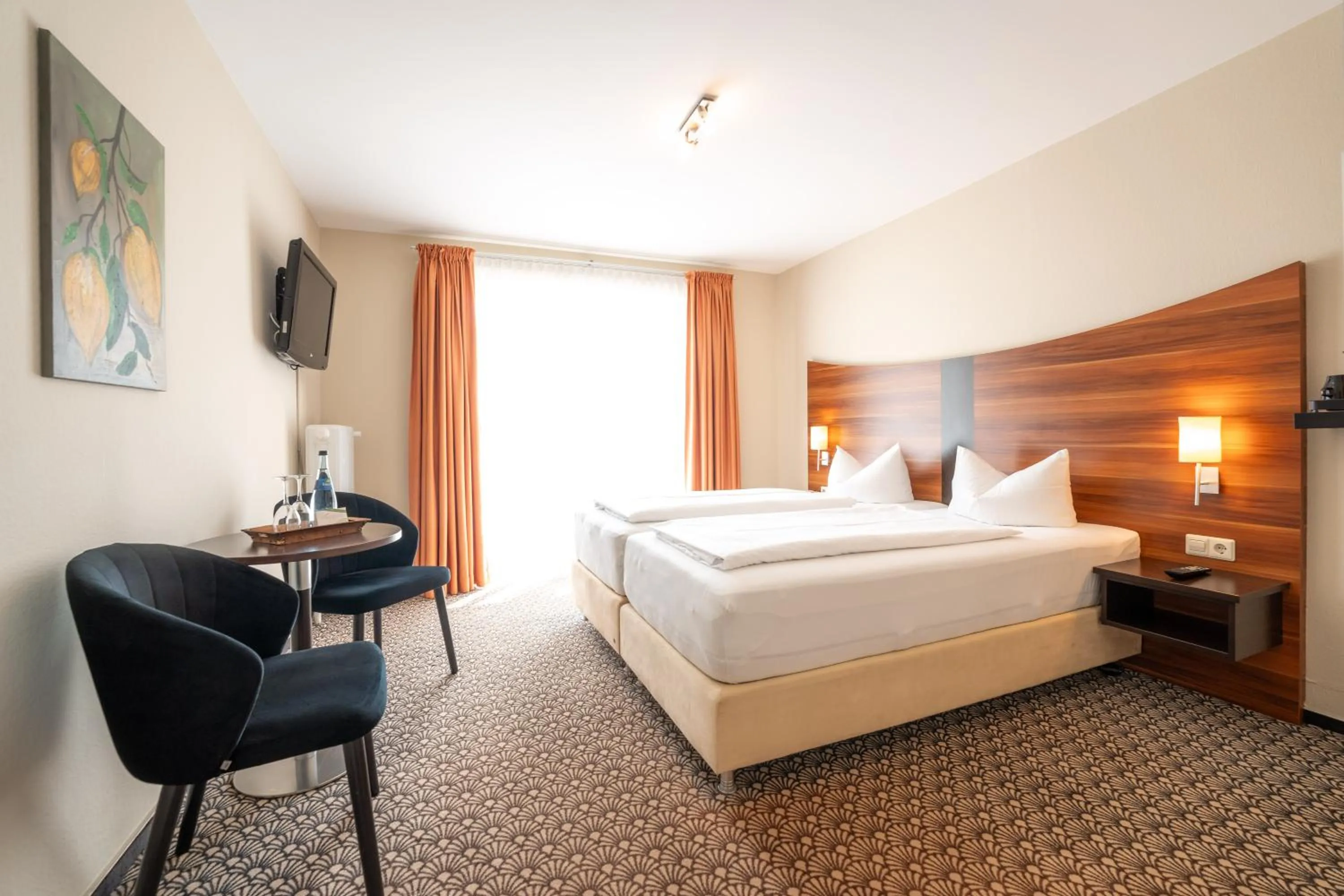 Bed in Parkhotel Lindau