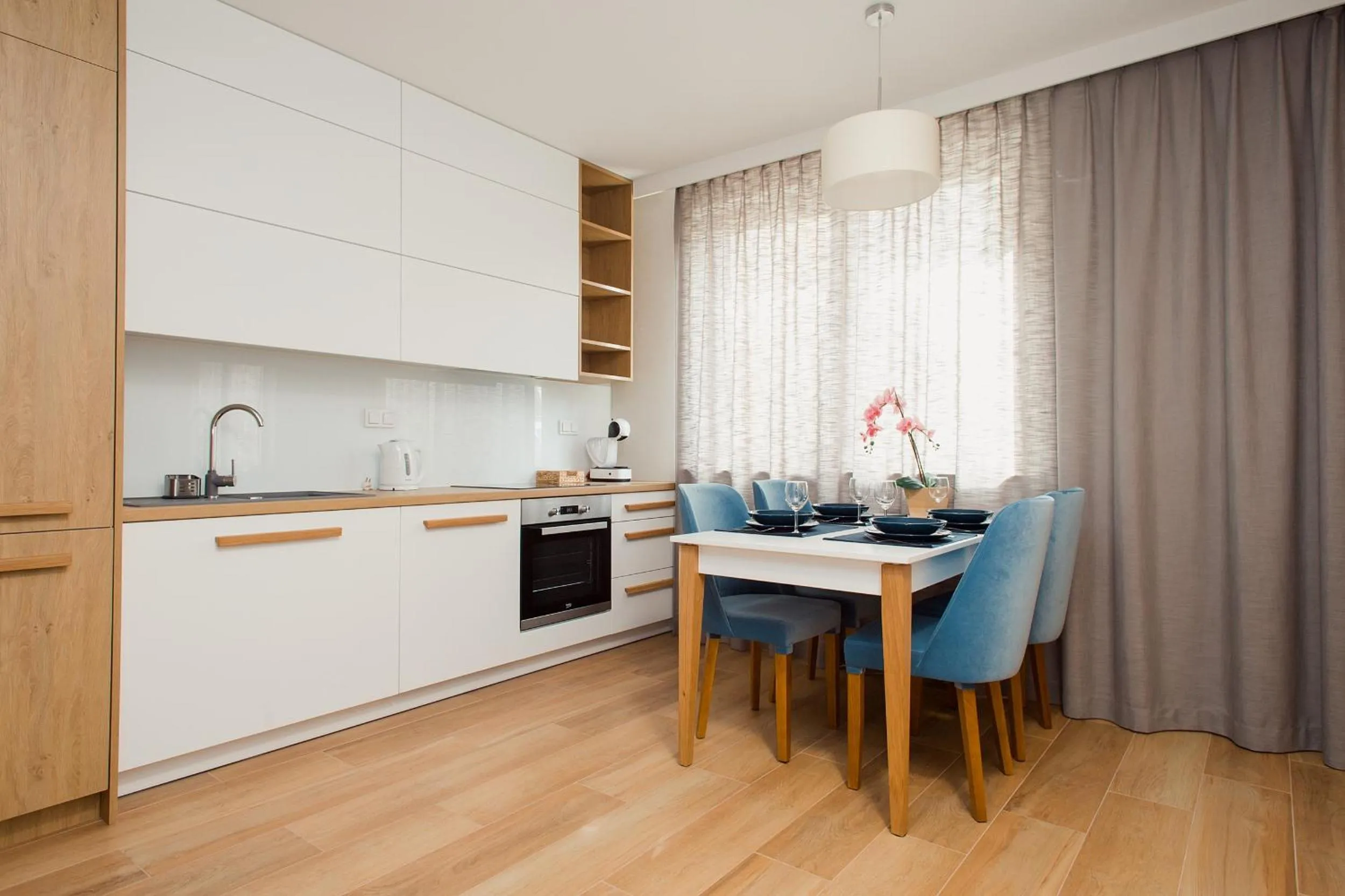 Kitchen or kitchenette in ShortStayPoland Apartamenty