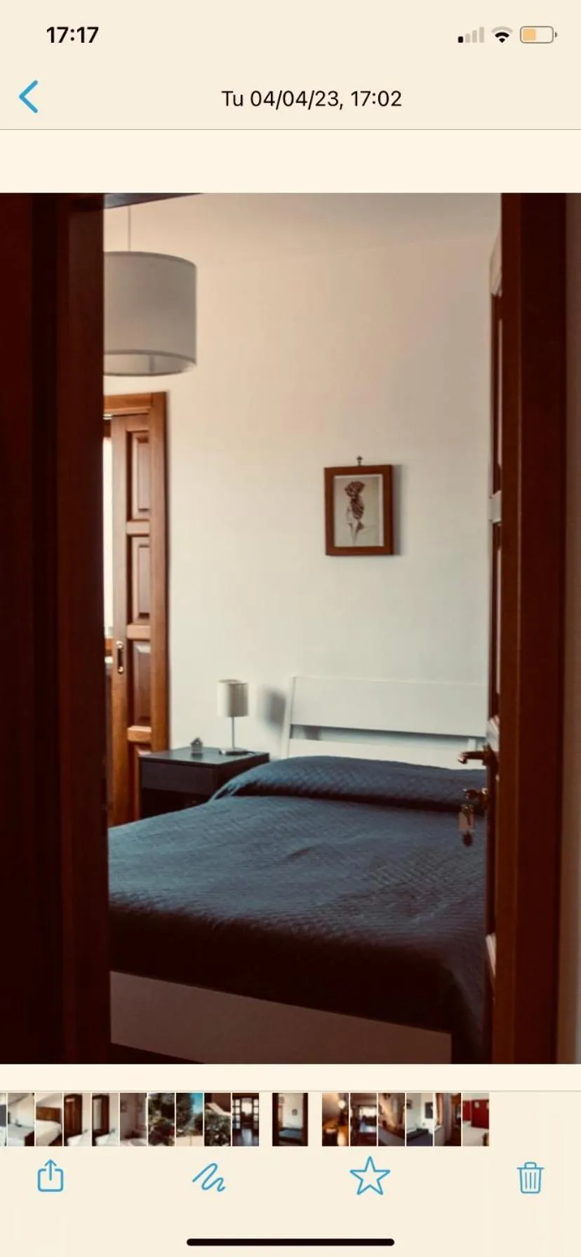 Bed in Villa Cipriano