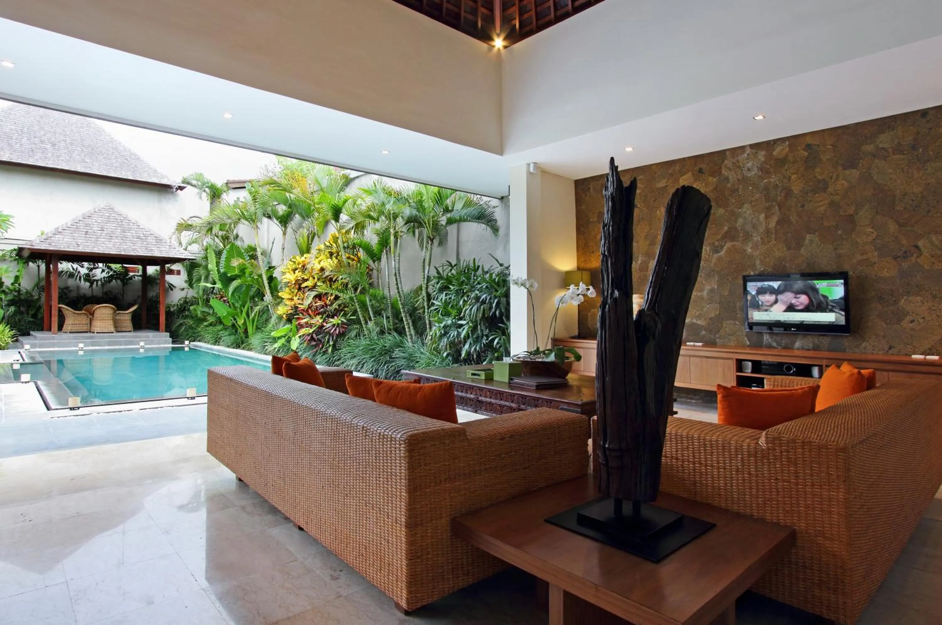 Living room in Serene Villas