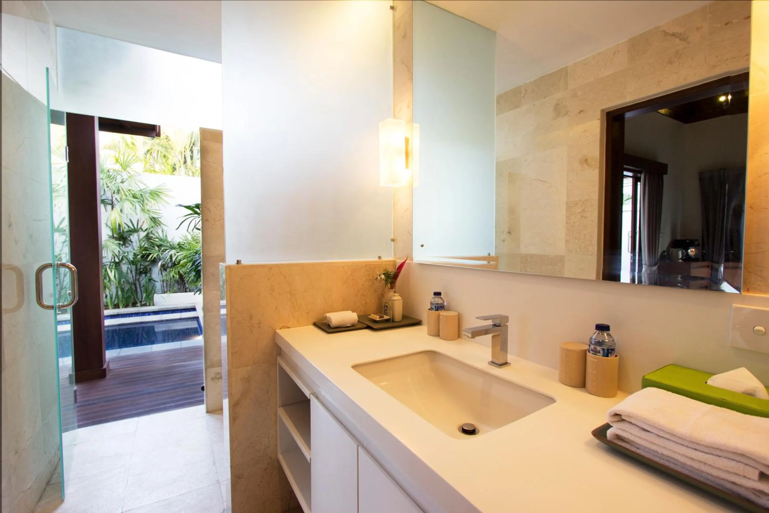 Shower in Serene Villas
