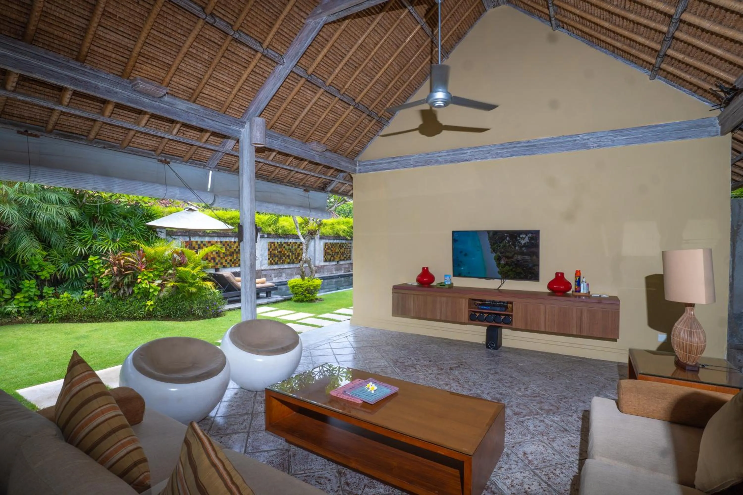 Living room in Serene Villas