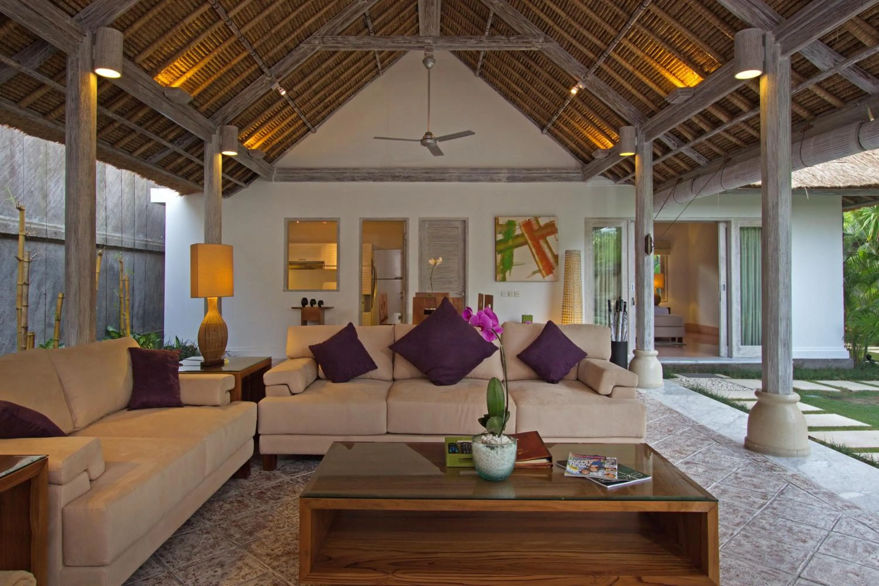 Living room in Serene Villas