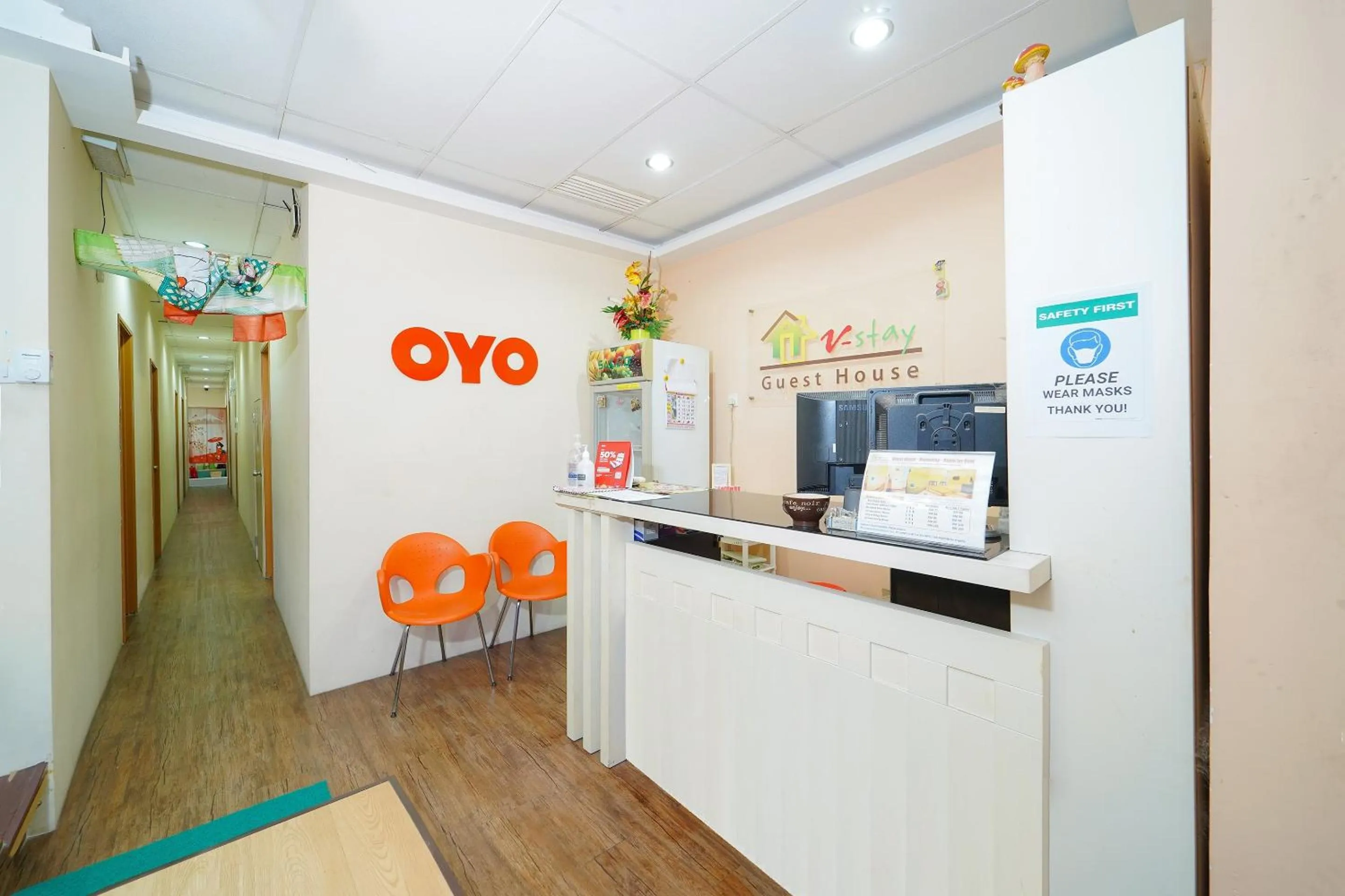 Lobby or reception in Hotel O V Stay Guesthouse