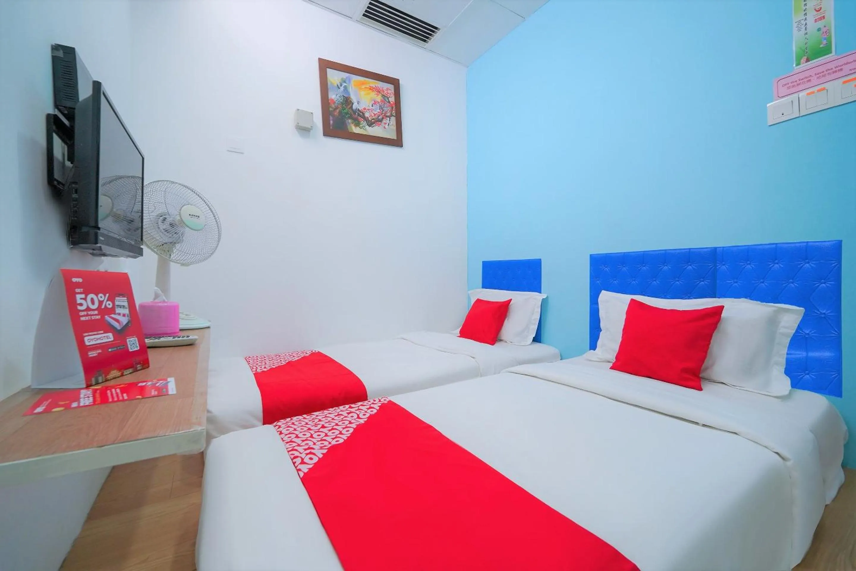 Bedroom, Bed in Hotel O V Stay Guesthouse