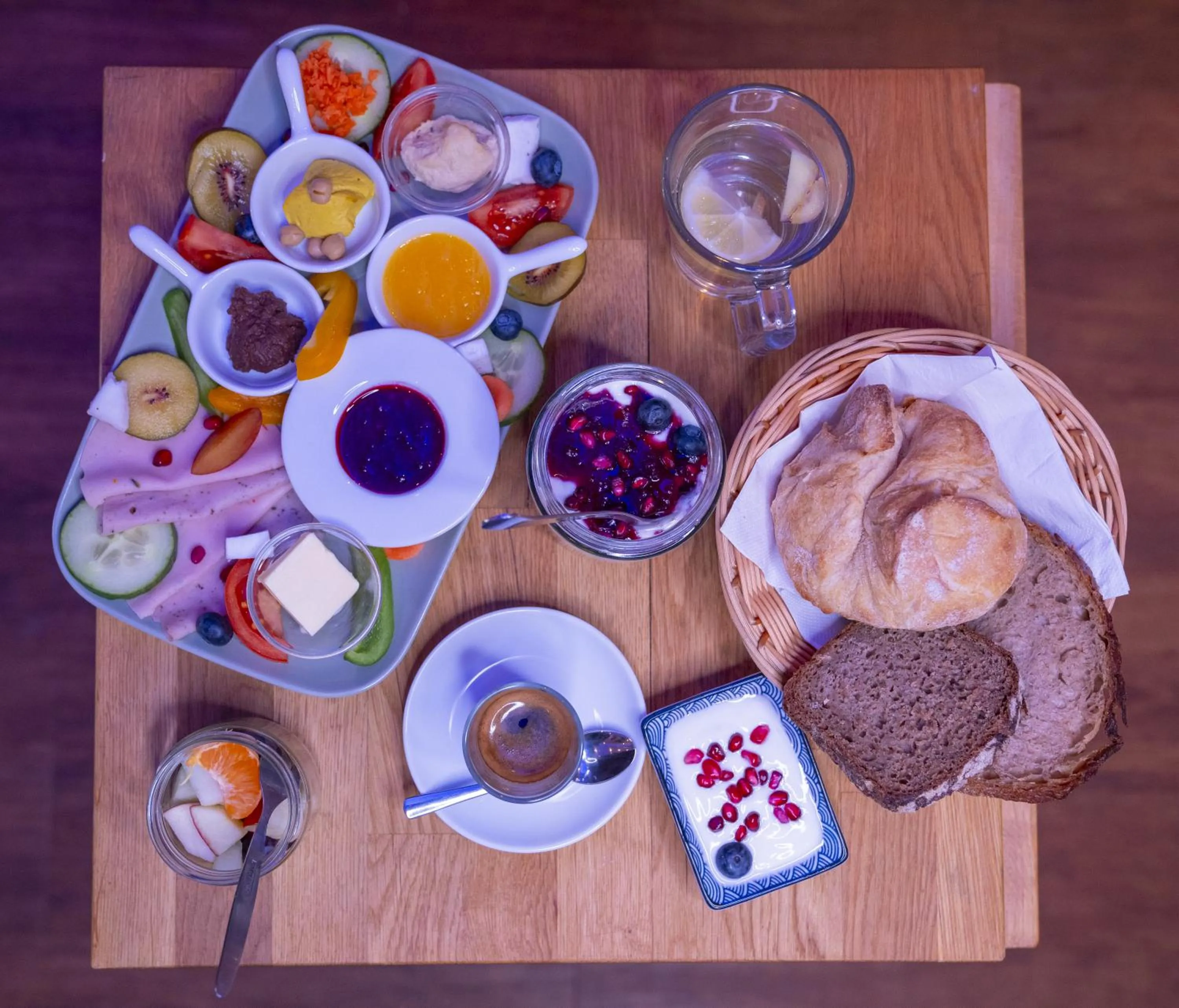 Breakfast in Hotel Madeleine Biohotel