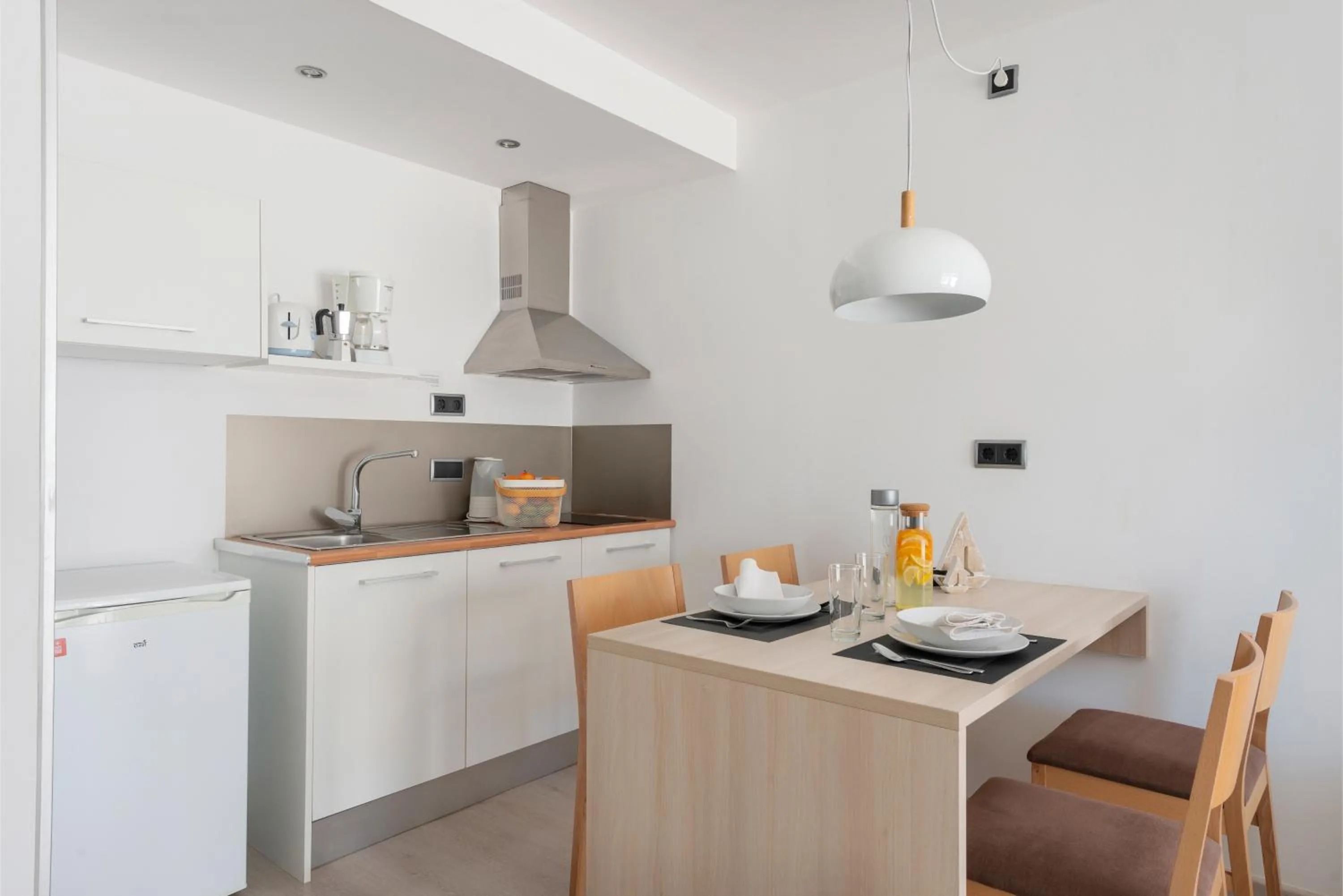 Kitchen or kitchenette in Olive Beach Apartamentos