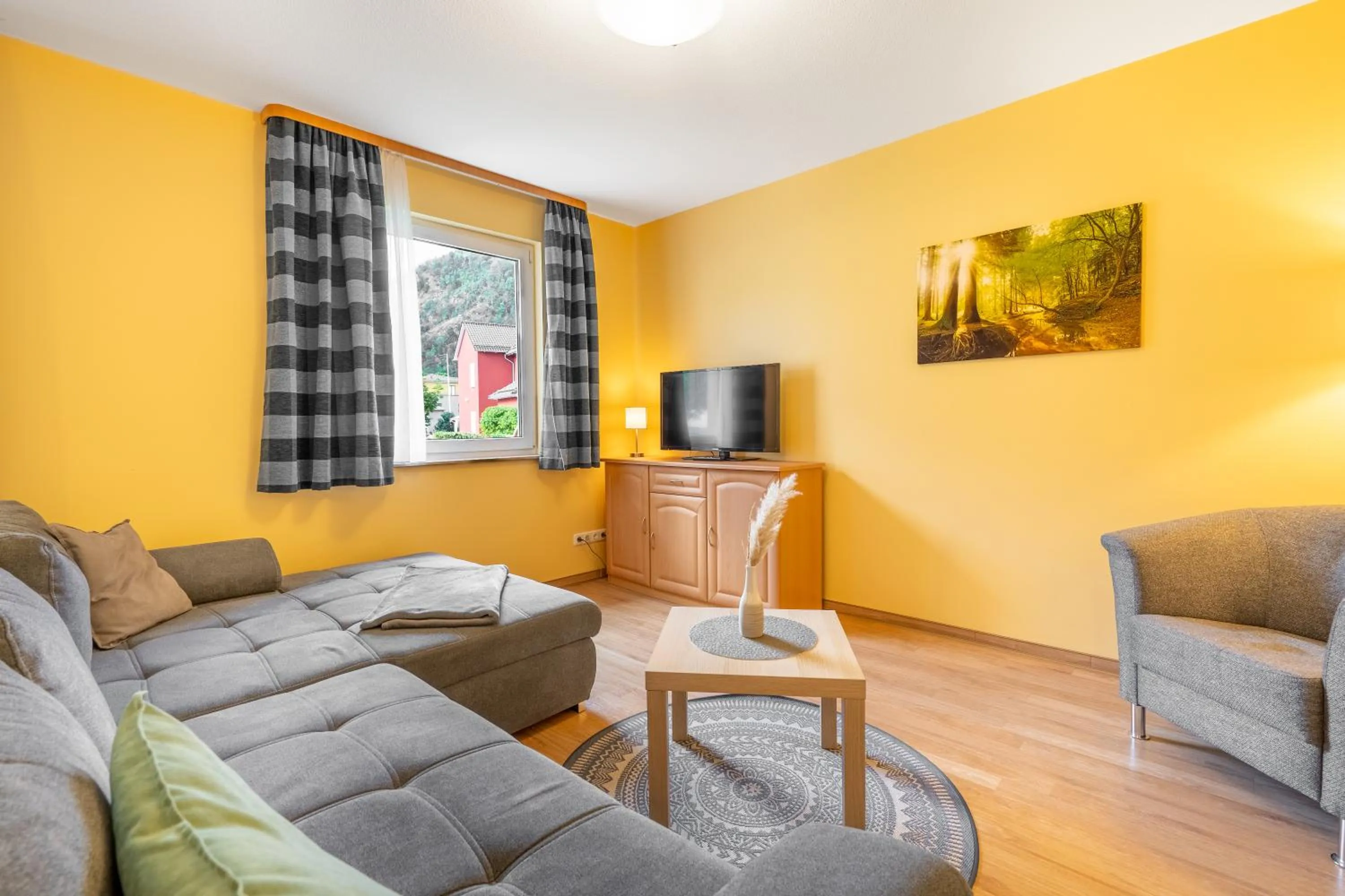 Living room in Hotelpark Bodetal mit Ferienwohnungen