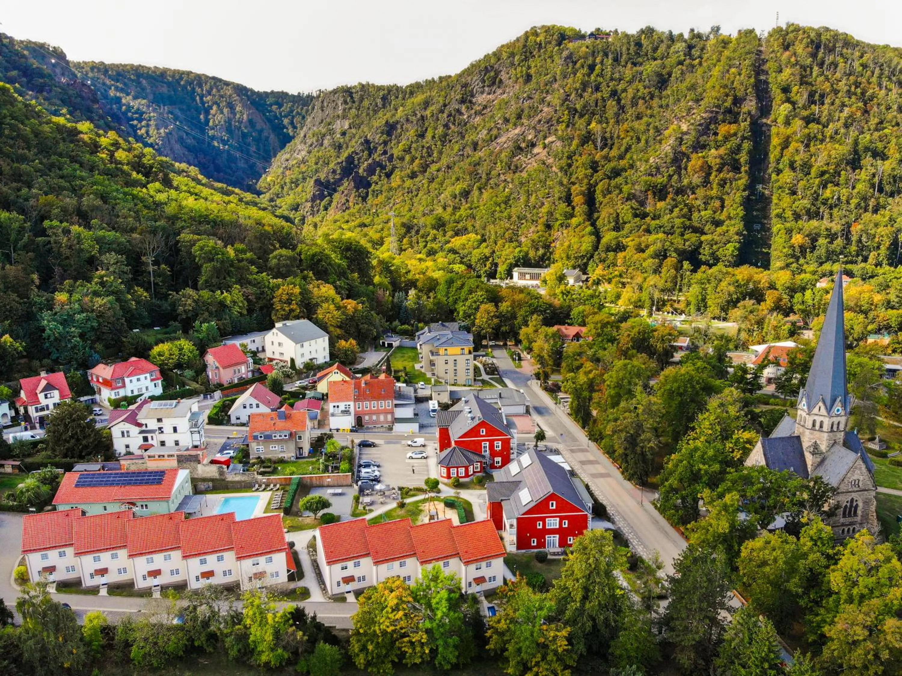 Property building in Hotelpark Bodetal mit Ferienwohnungen