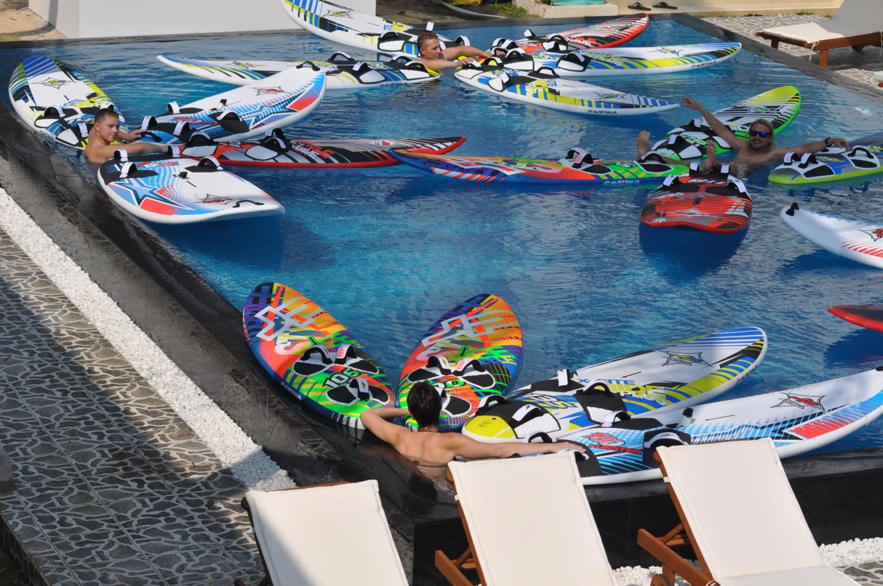 Swimming pool in Surf4You Residence