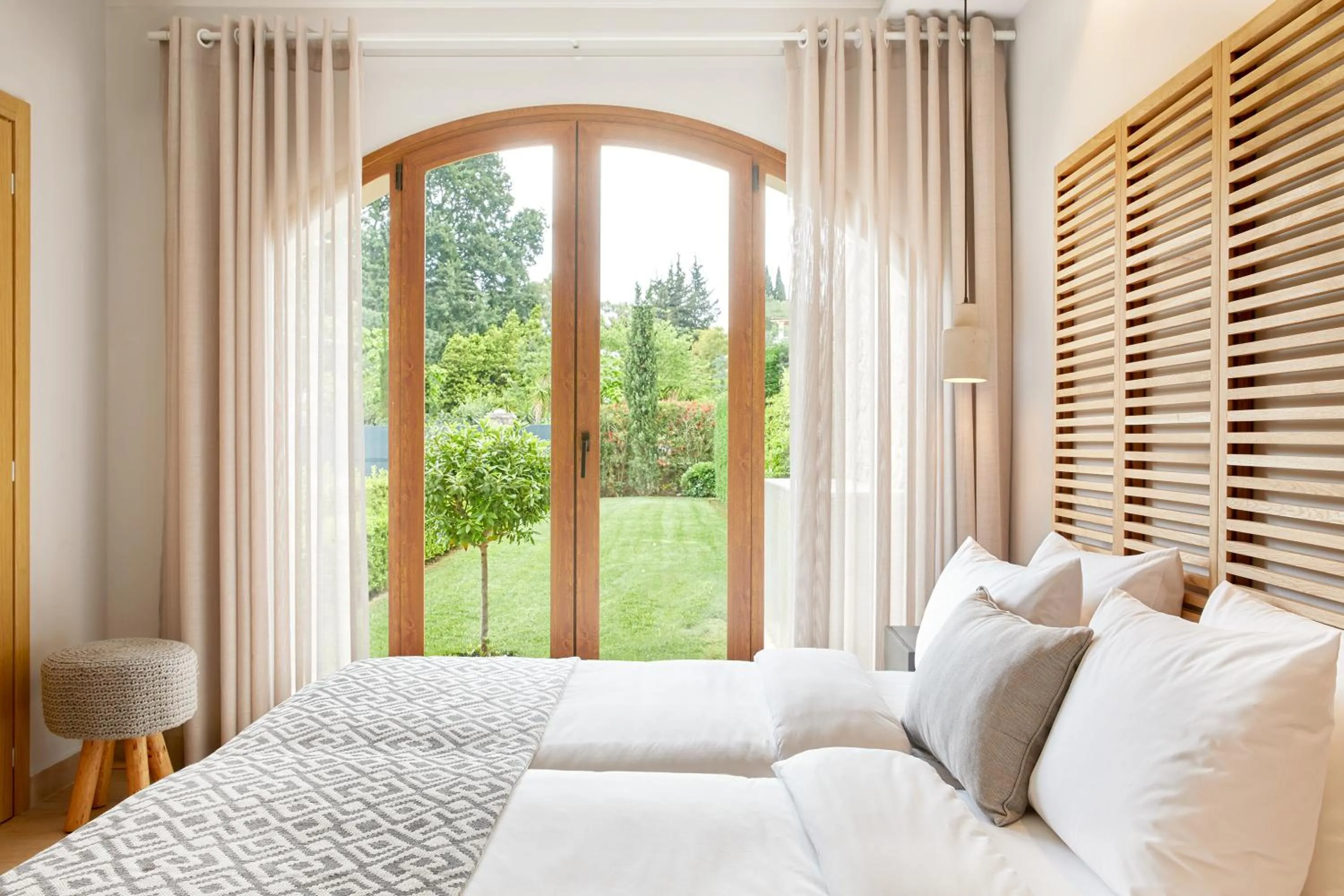 Bed in S & O Villas Corfu