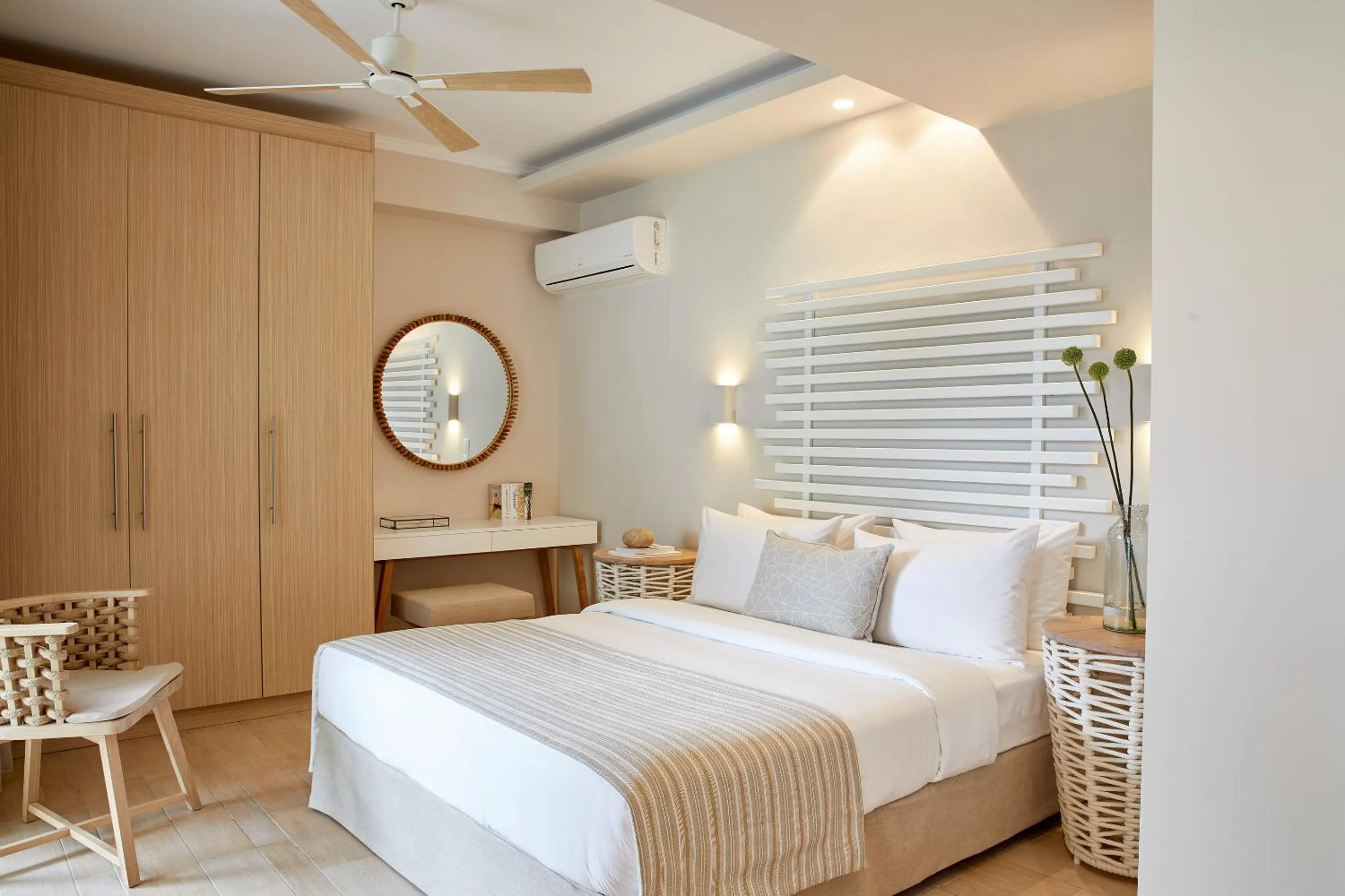 Bed in S & O Villas Corfu
