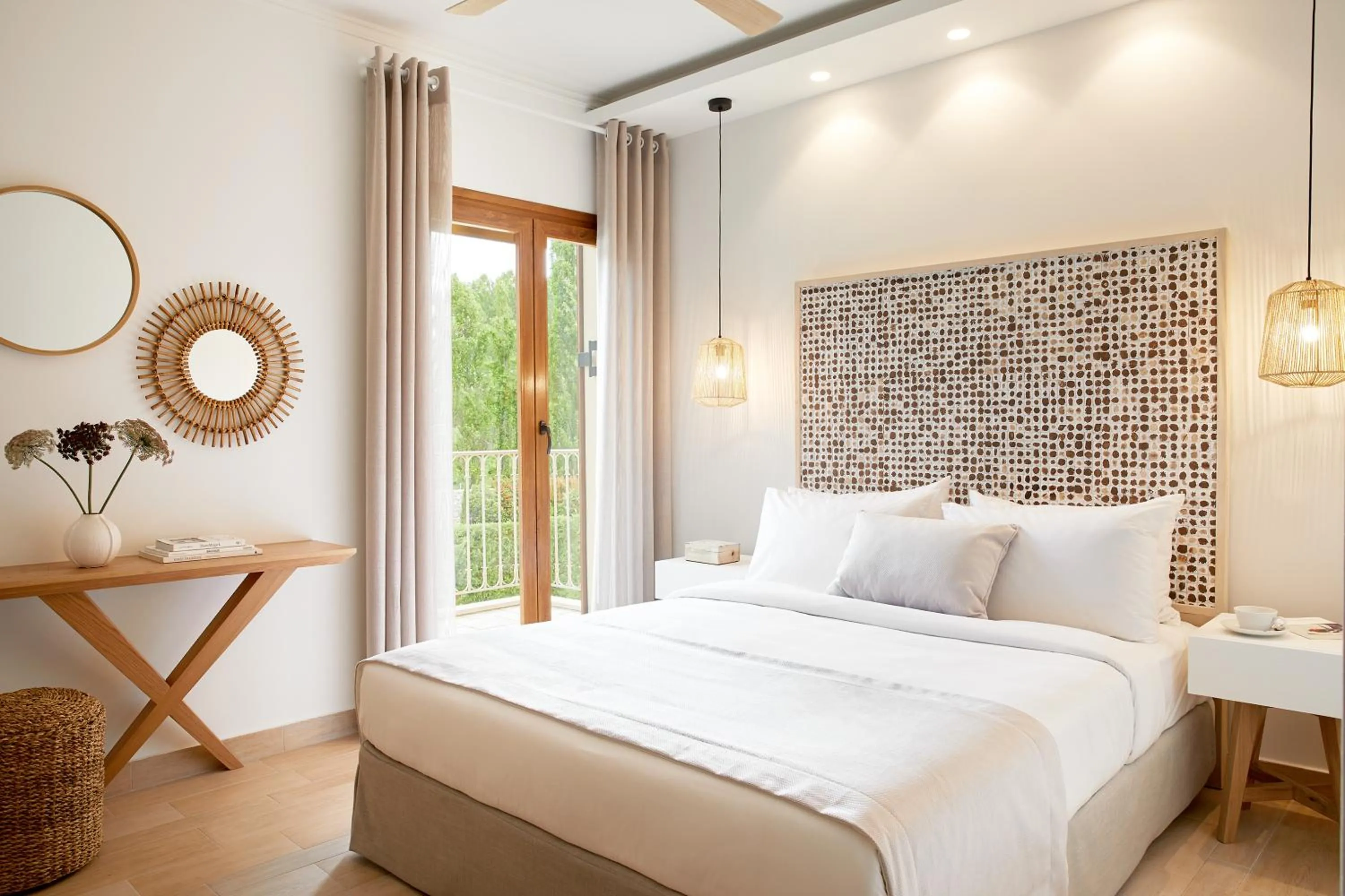 Bed in S & O Villas Corfu