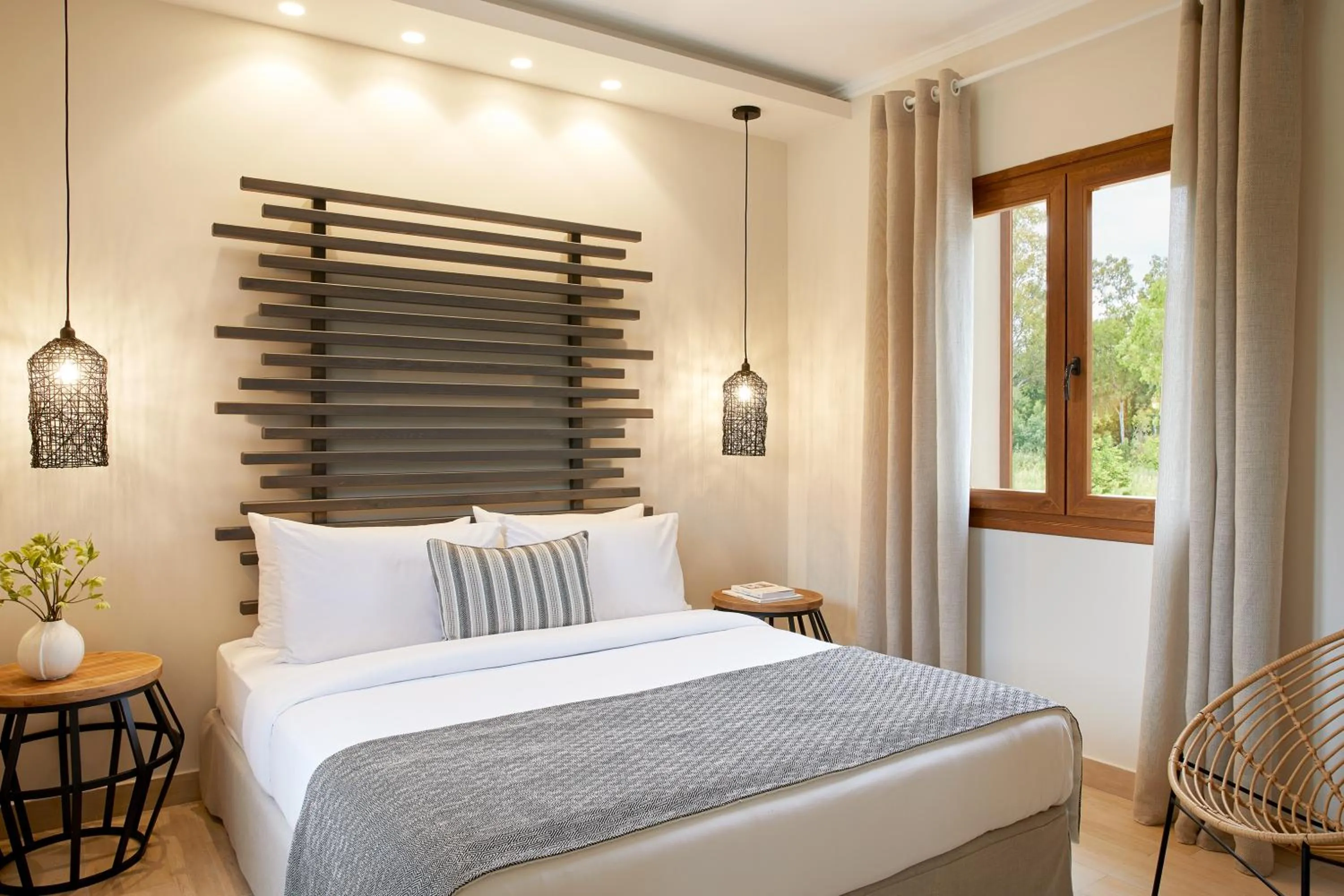 Bed in S & O Villas Corfu