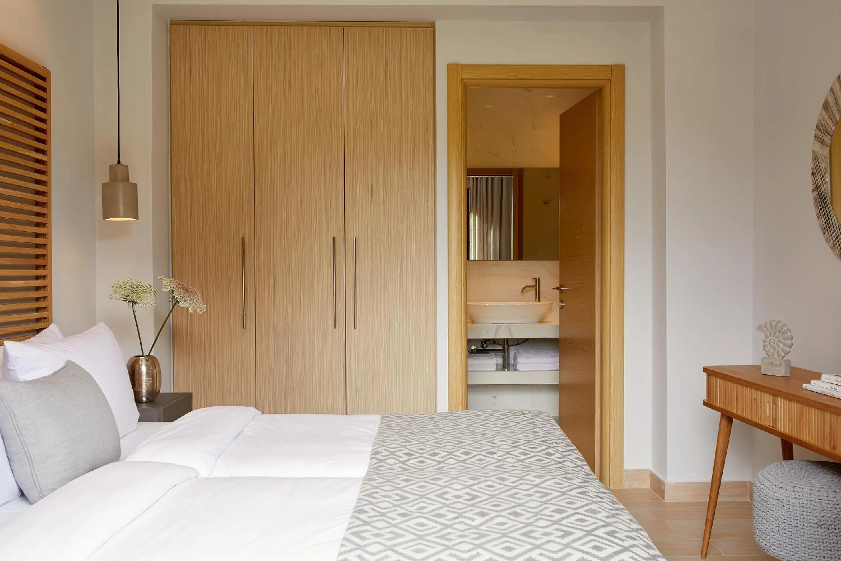 Bed in S & O Villas Corfu