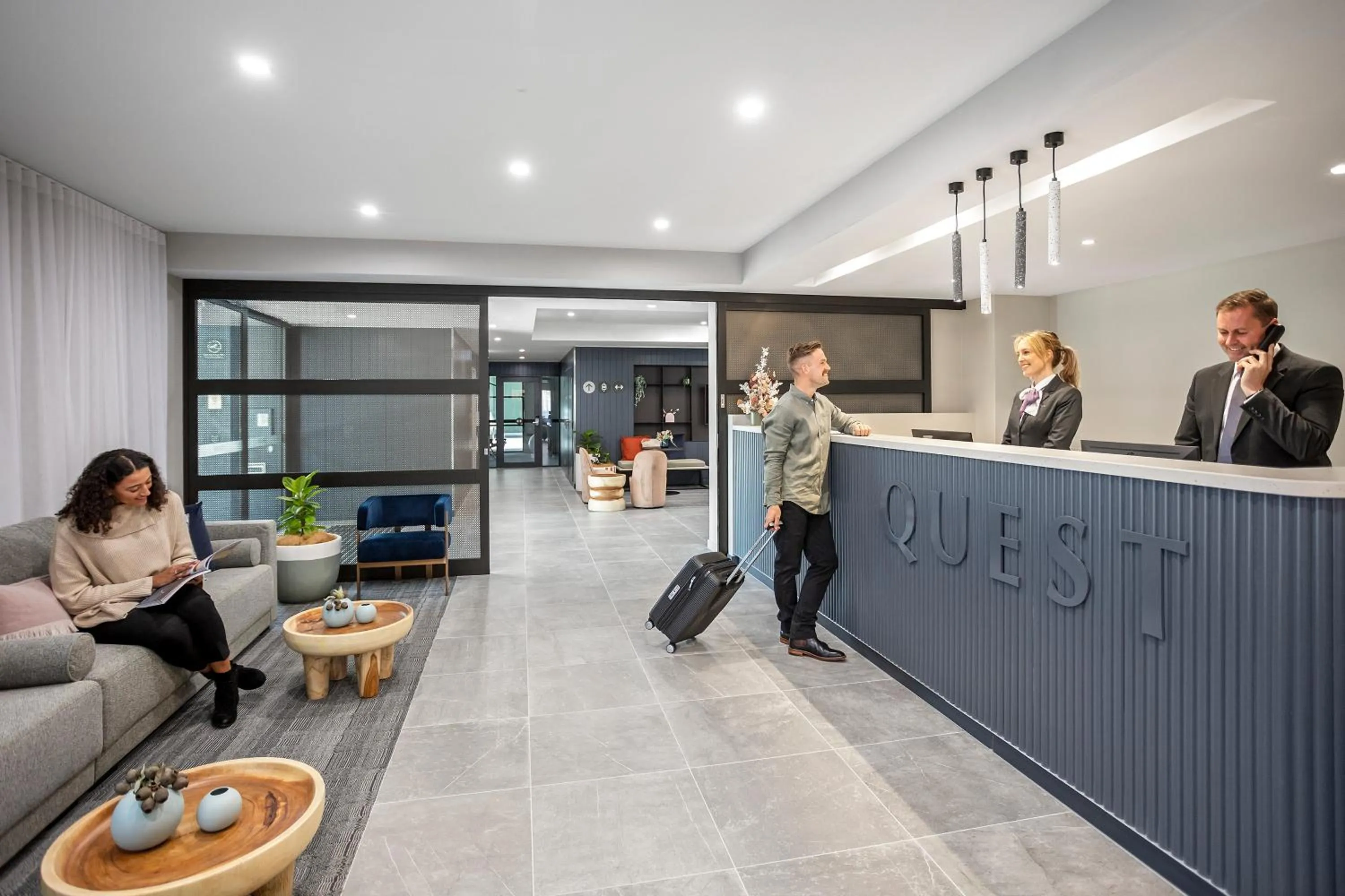 Lobby or reception in Quest Wangaratta