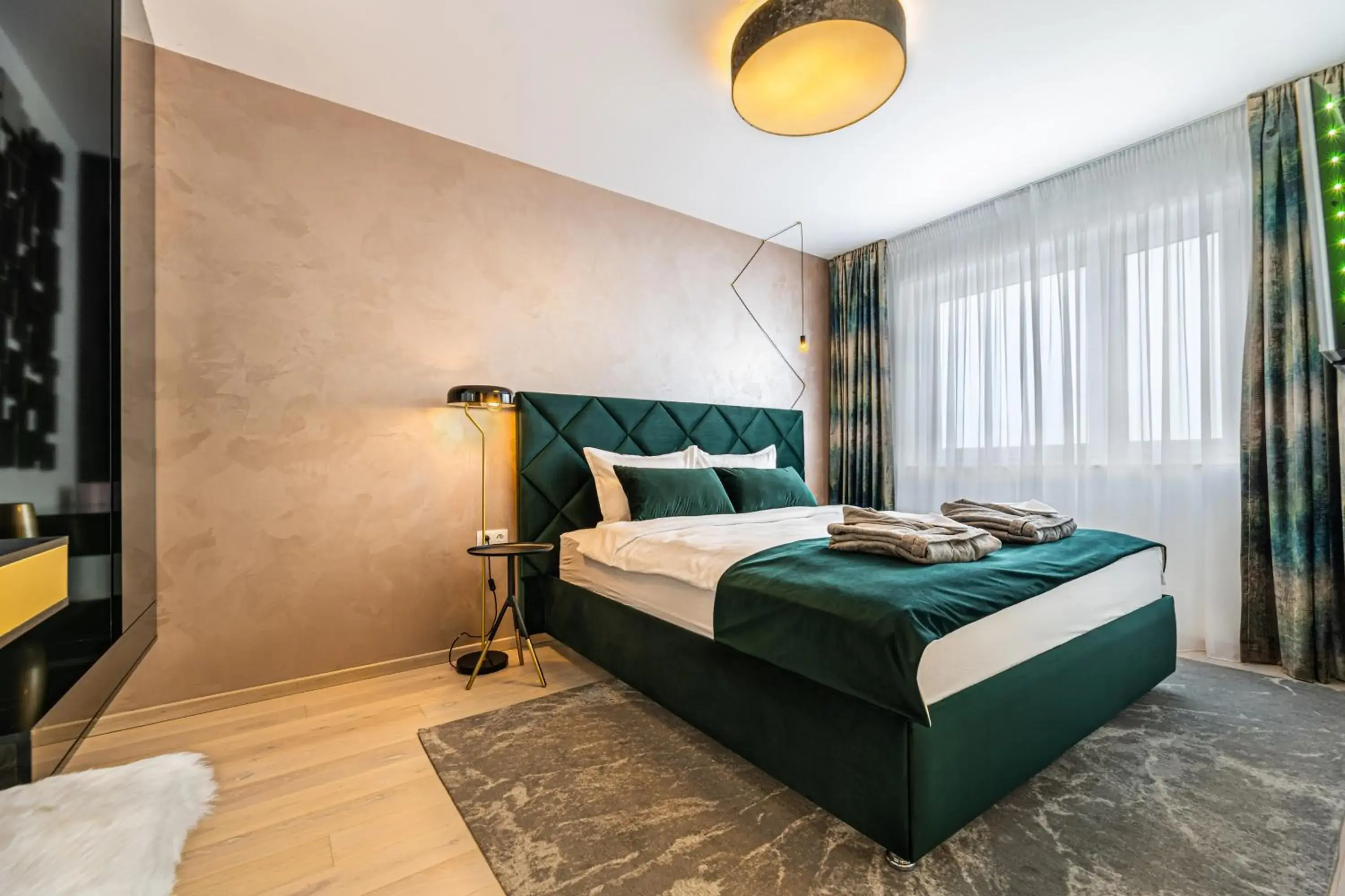 Bed in MK Apartments Brasov Bed in MK Apartments Brasov