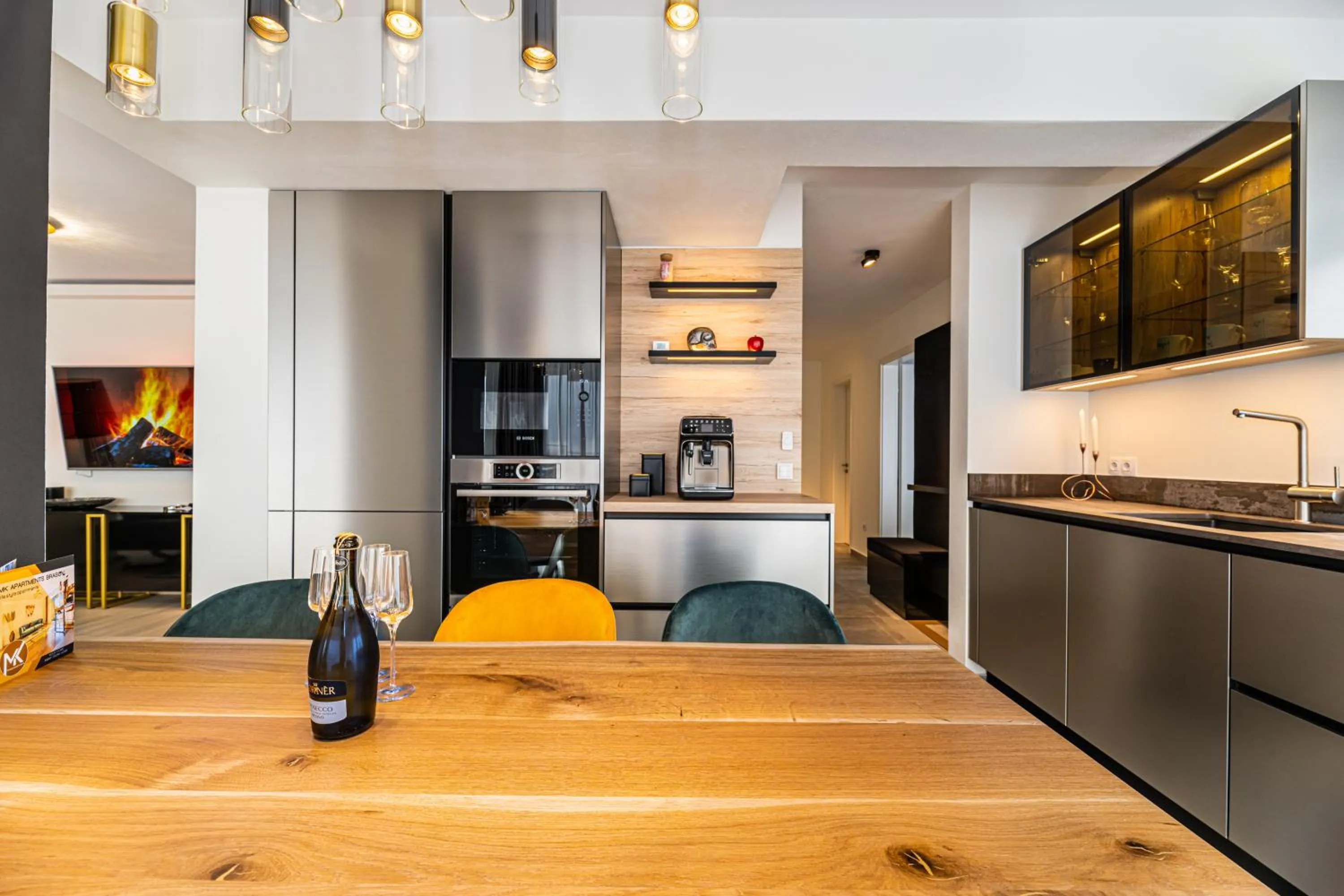 Living room in MK Apartments Brasov