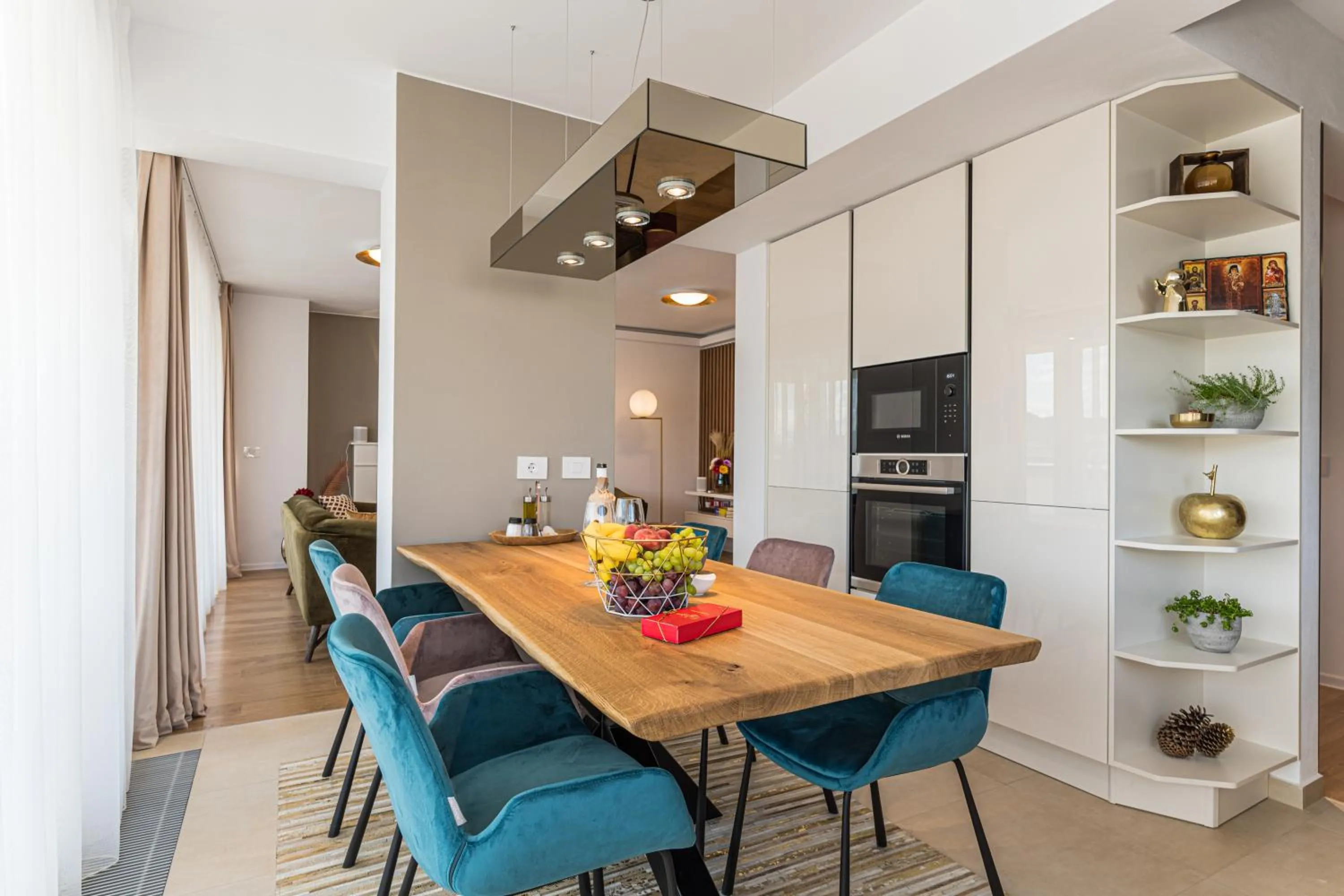 Dining area in MK Apartments Brasov