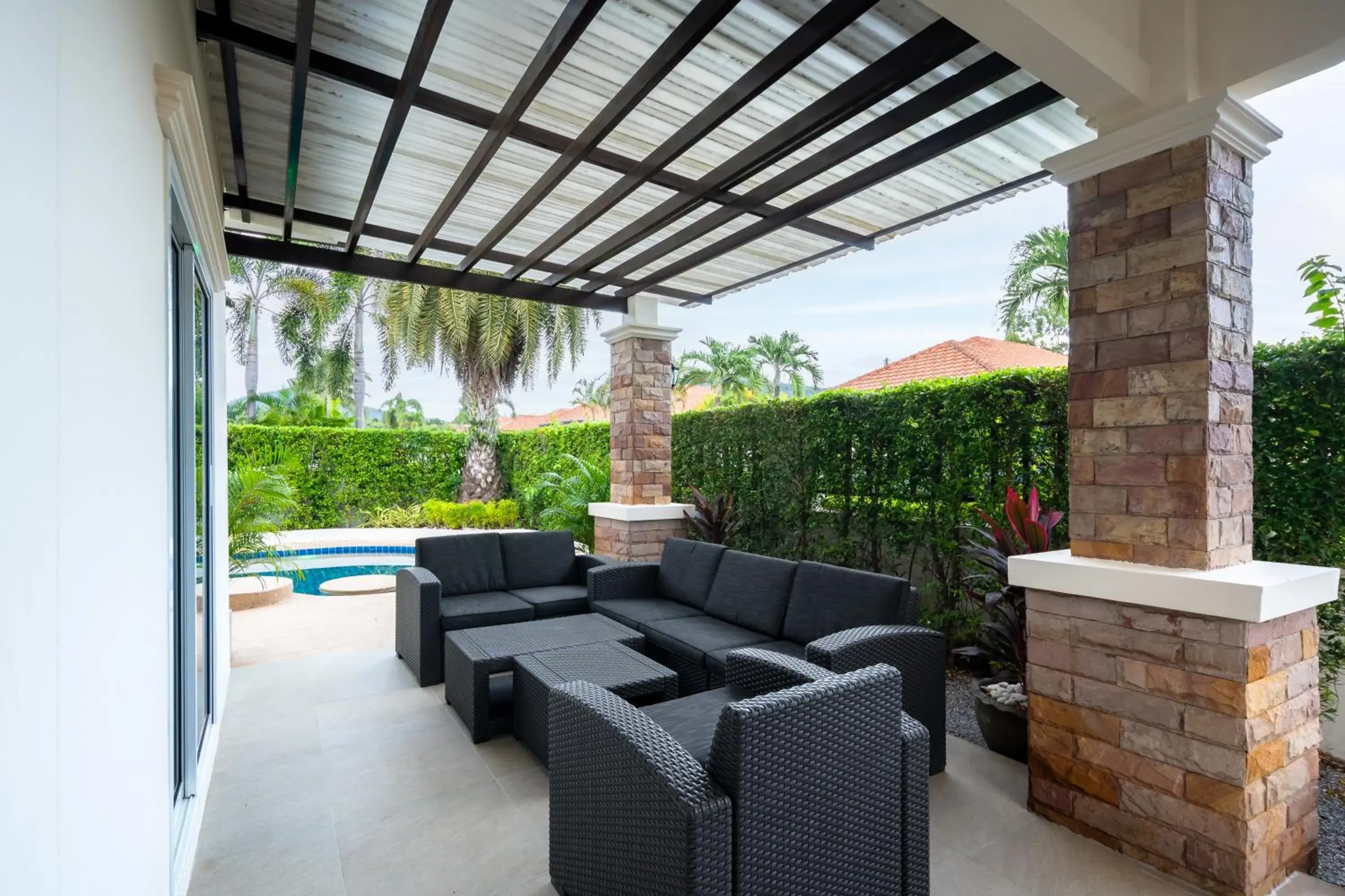 Seating area in Orchid Paradise Homes OPV 15 Seating area in Orchid Paradise Homes OPV 15