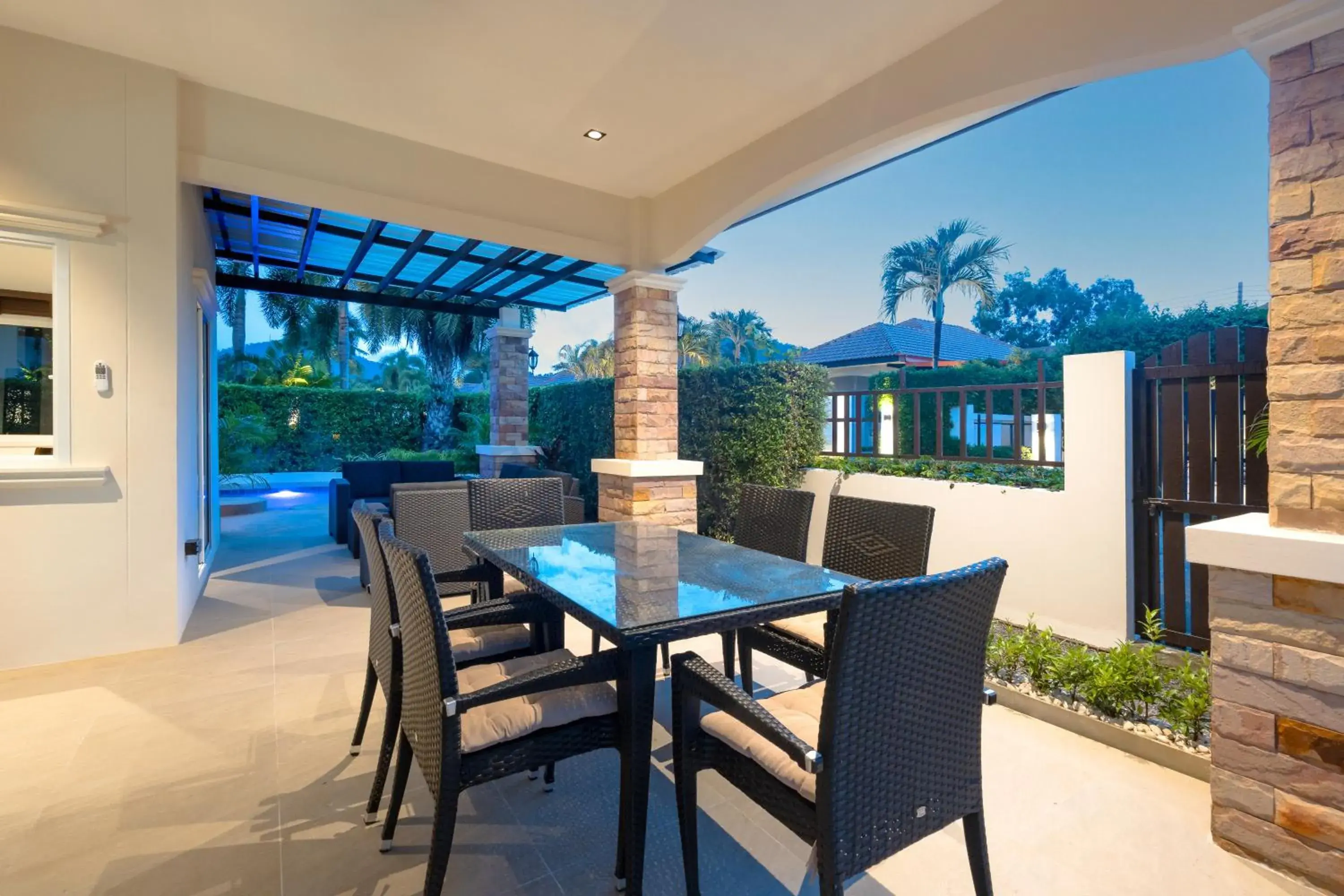 Seating area in Orchid Paradise Homes OPV 15 Seating area in Orchid Paradise Homes OPV 15