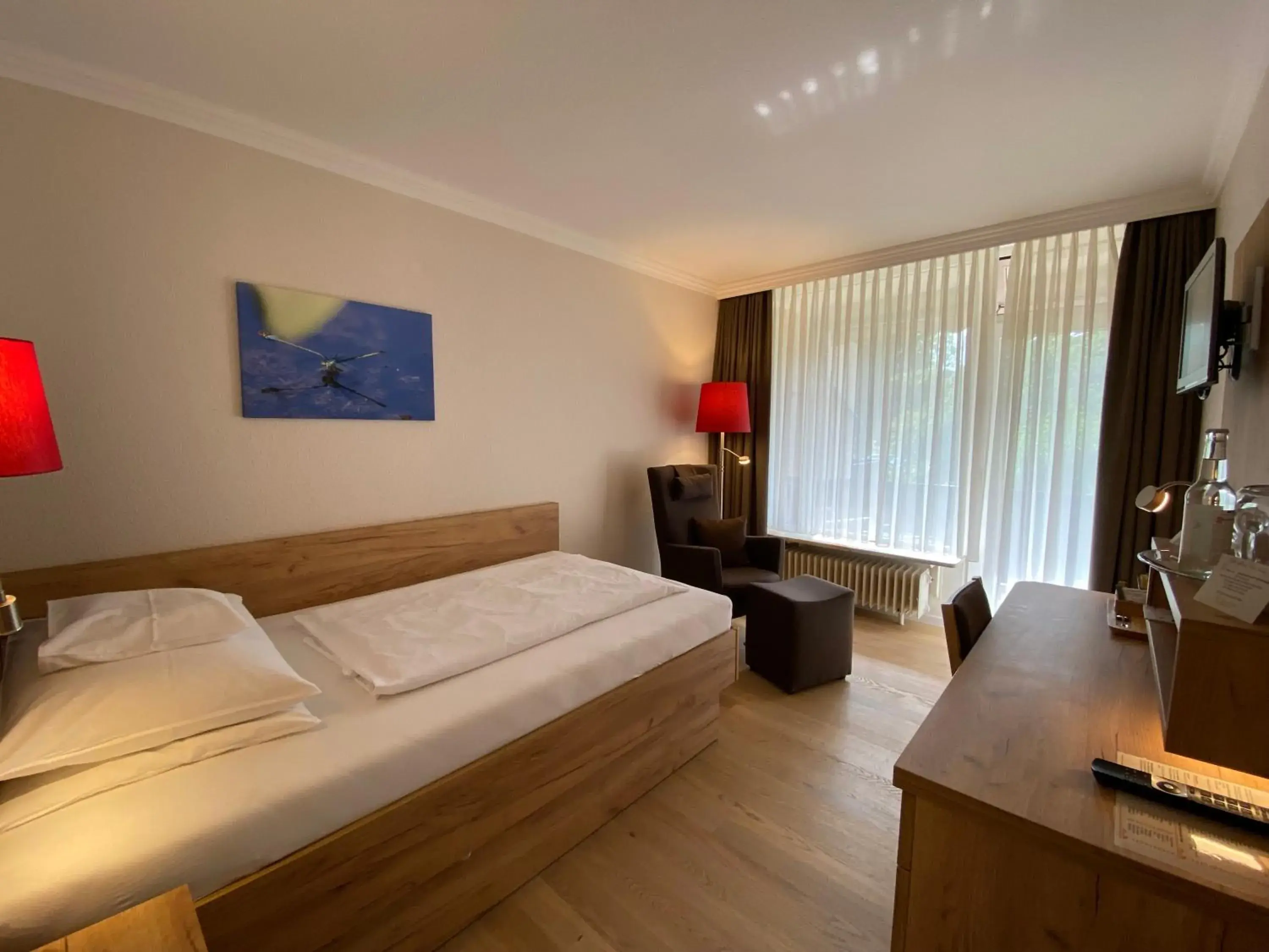 Bed in Hotel Sonnenhügel Bed in Hotel Sonnenhügel