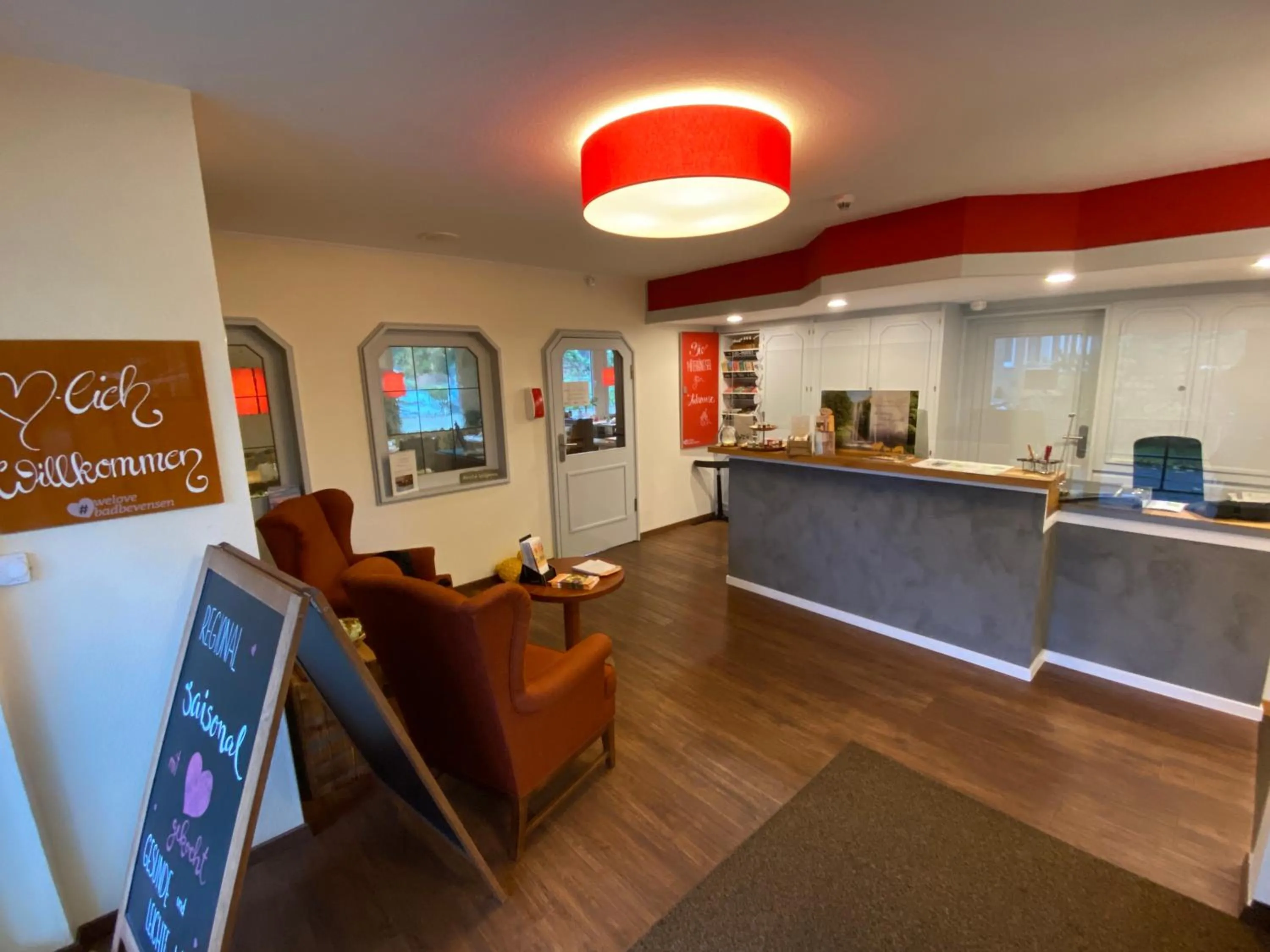 Lobby or reception in Hotel Sonnenhügel