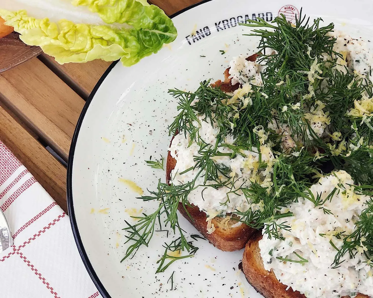 Food close-up in Fanø Krogaard