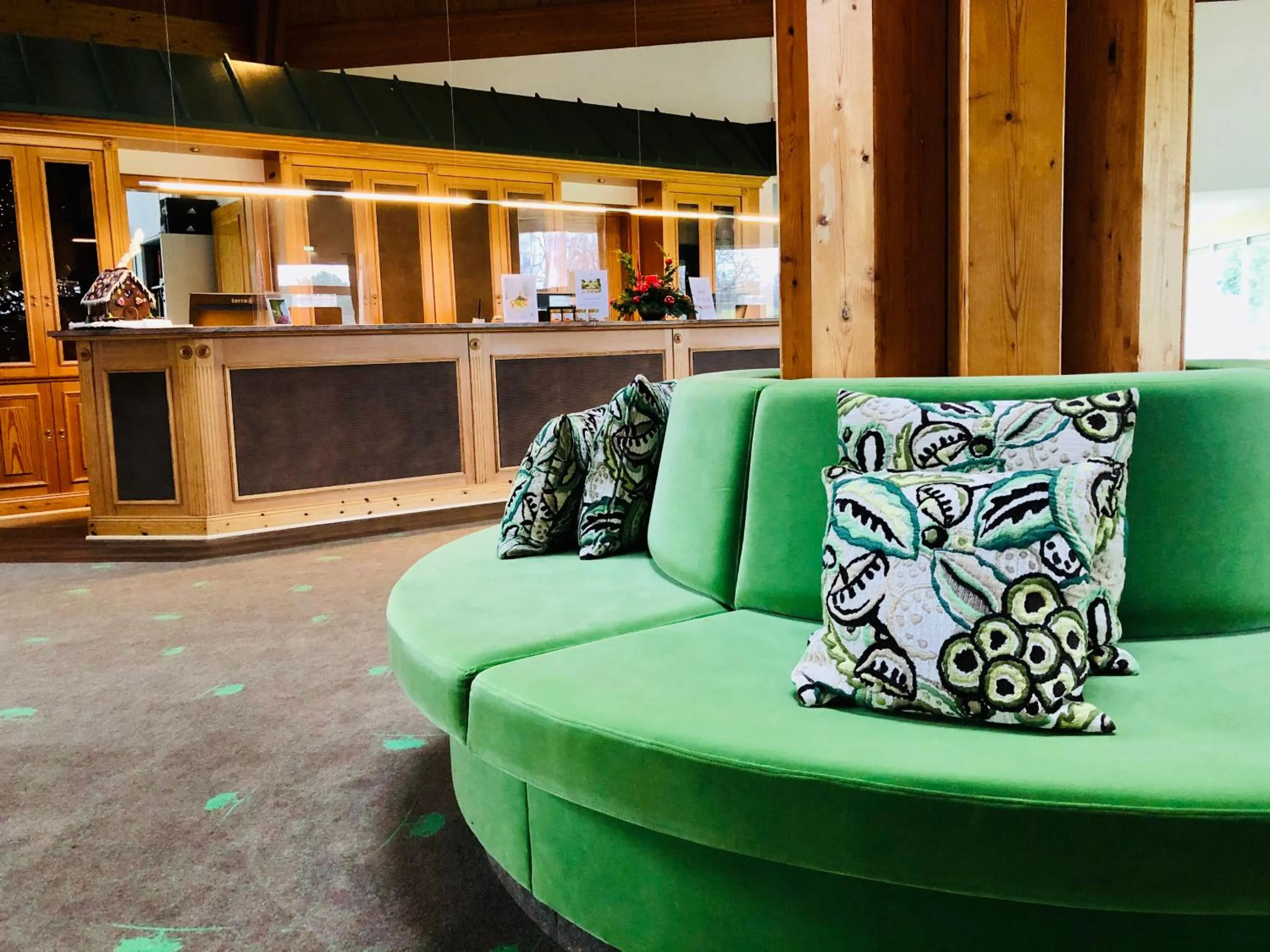 Lobby or reception in GolfResort Semlin