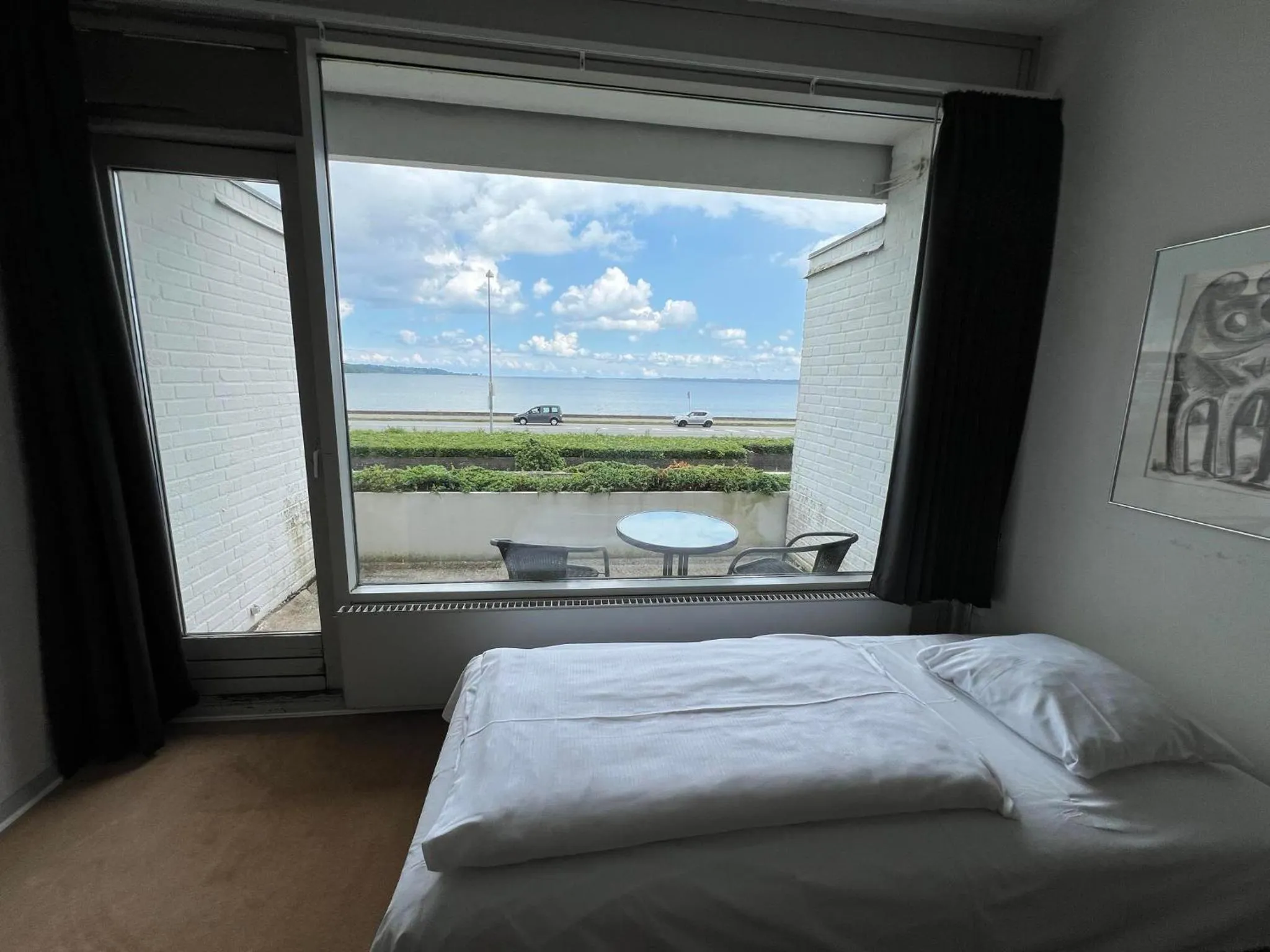 View (from property/room), Bed in Hotel Østersø