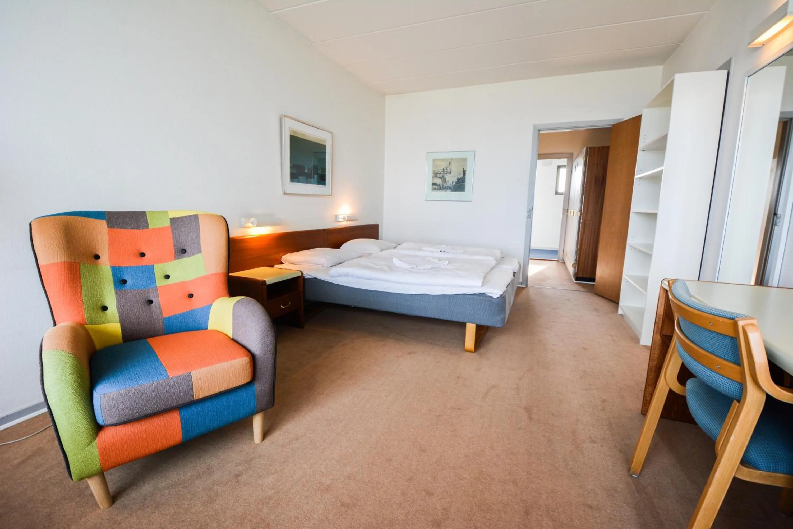 Photo of the whole room, Bed in Hotel Østersø