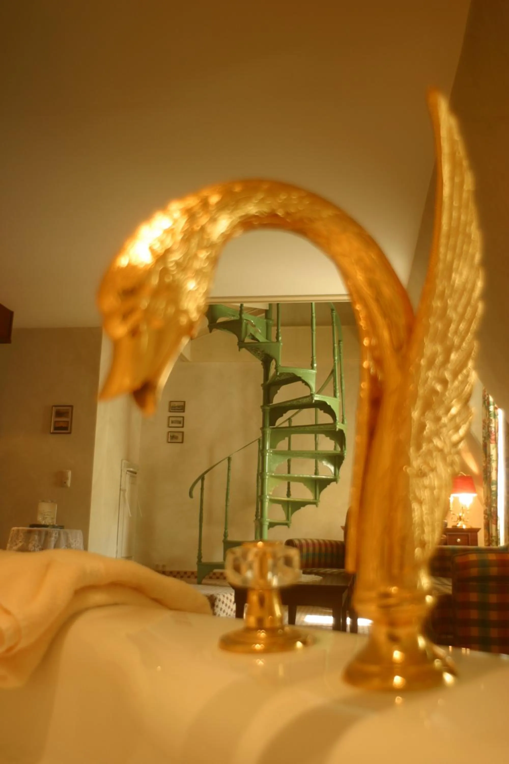 Decorative detail, Bed in Das Jagdhaus Waldidyll Erzgebirge