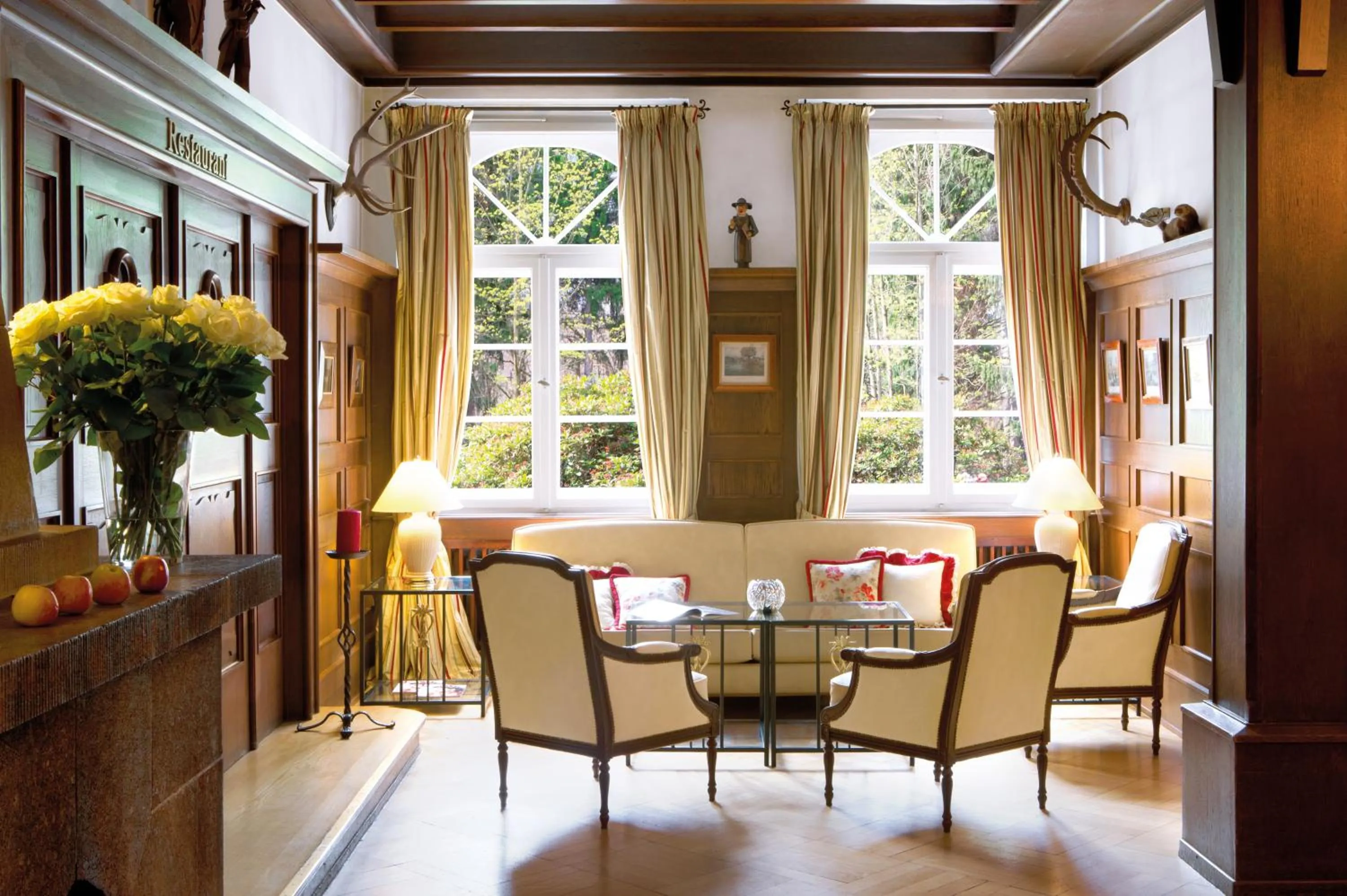 Lobby or reception in Das Jagdhaus Waldidyll Erzgebirge