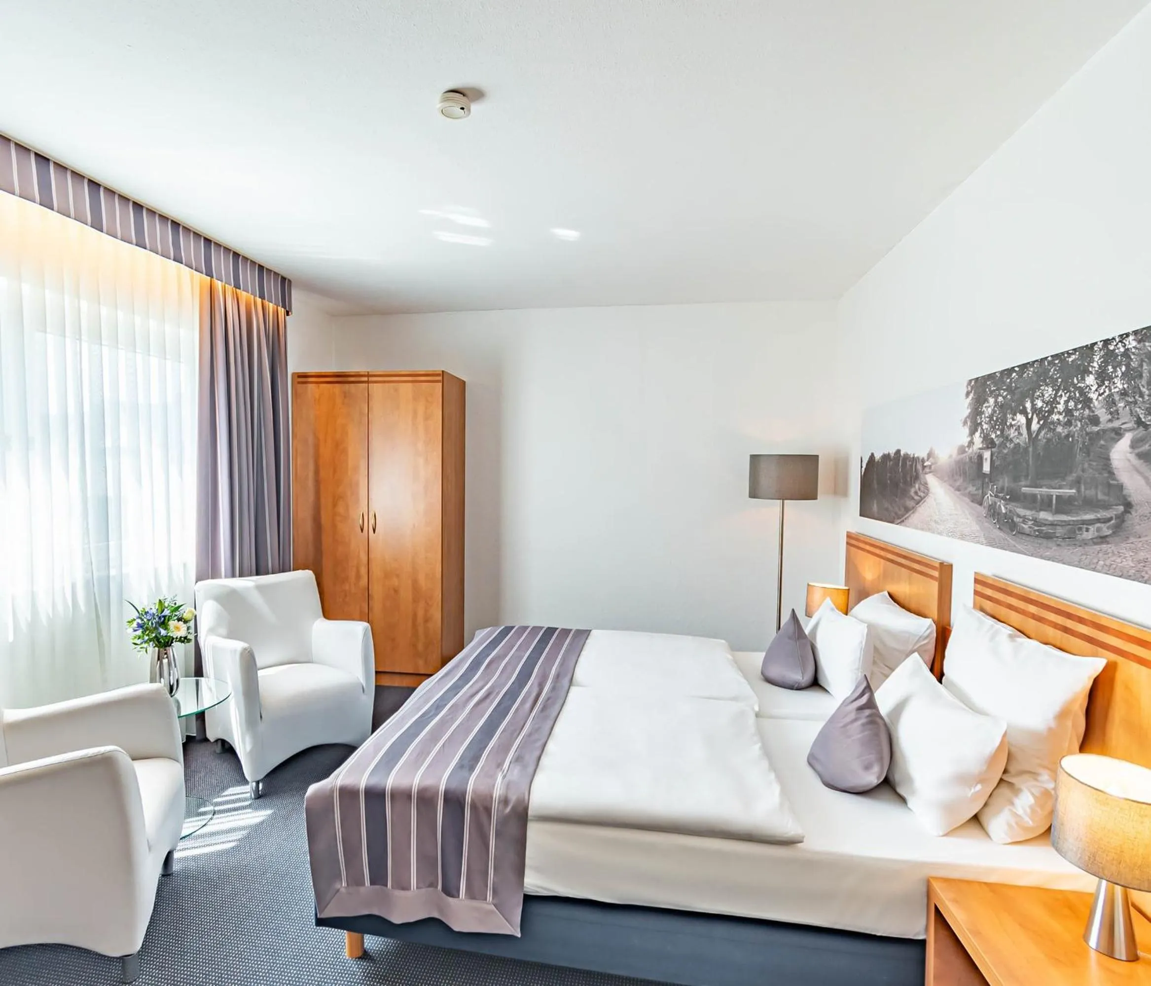 Bedroom, Bed in Parkhotel Sonnenberg