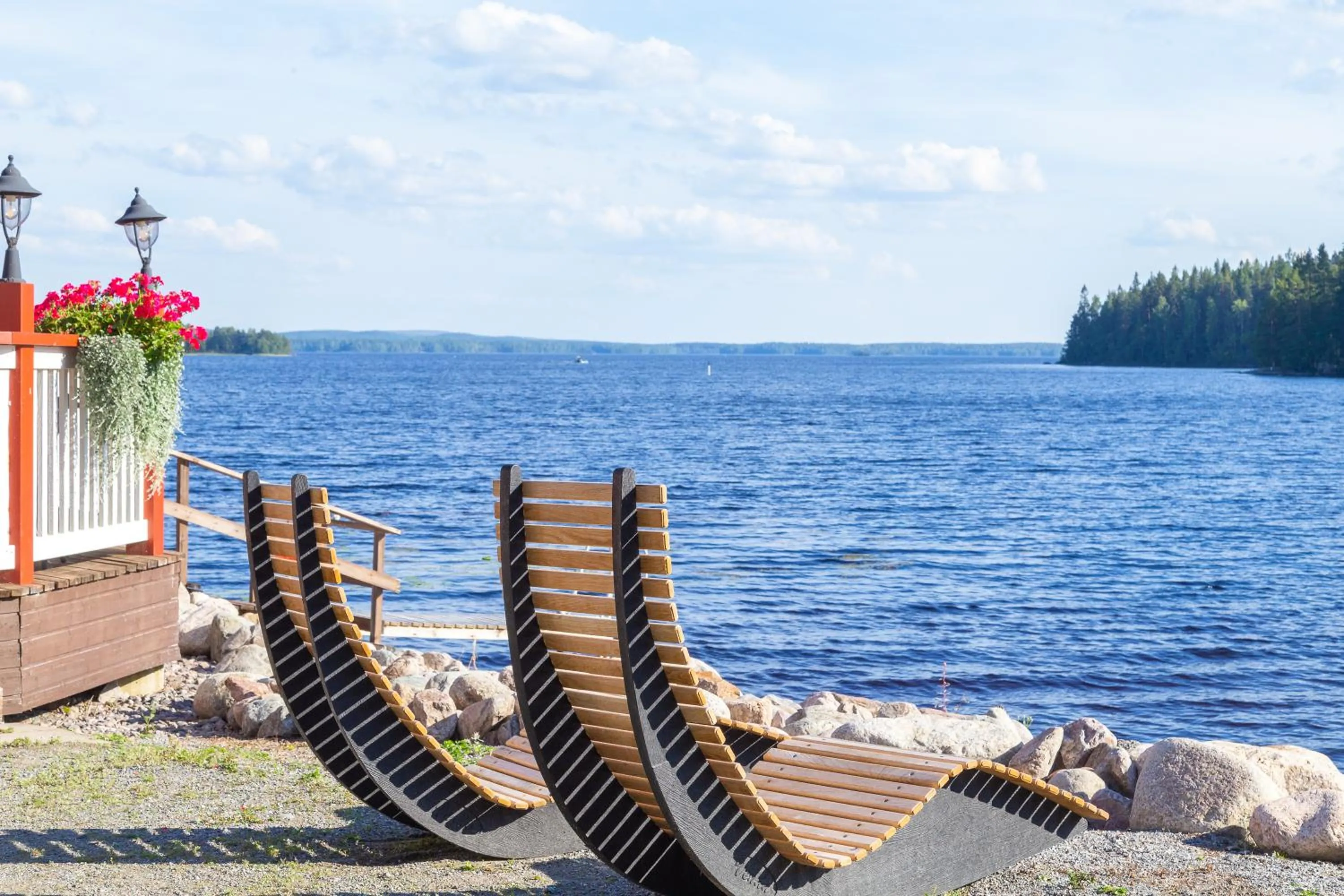 Beach in Keurusselkä Resort