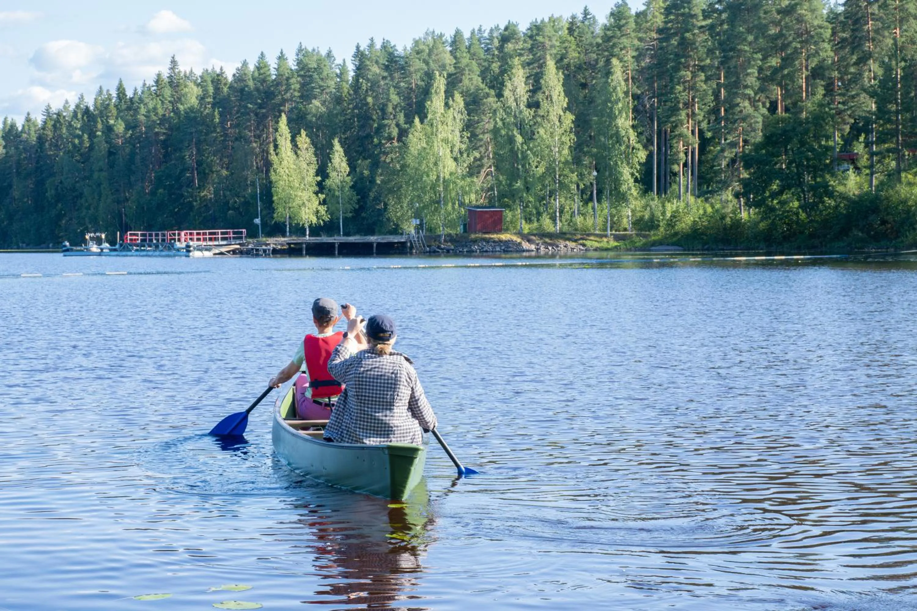 Garden in Keurusselkä Resort