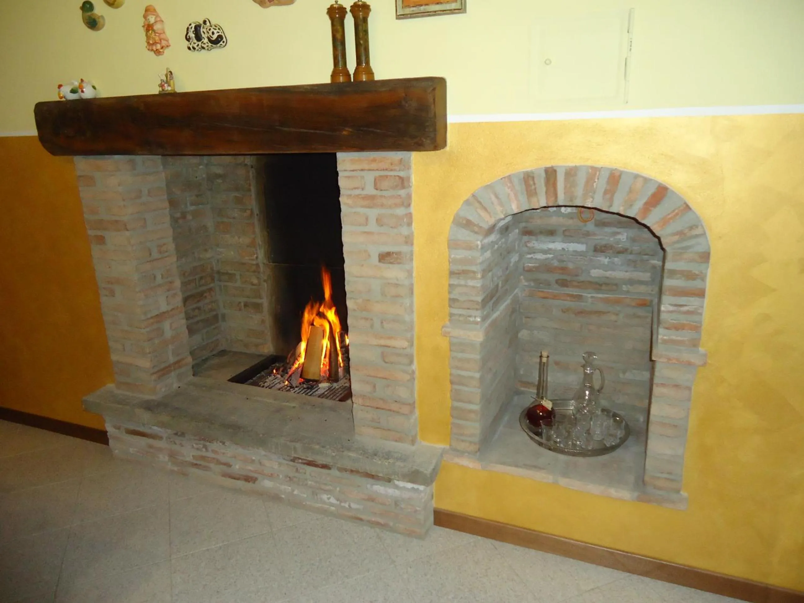 Decorative detail in B&B Sopra il Portico