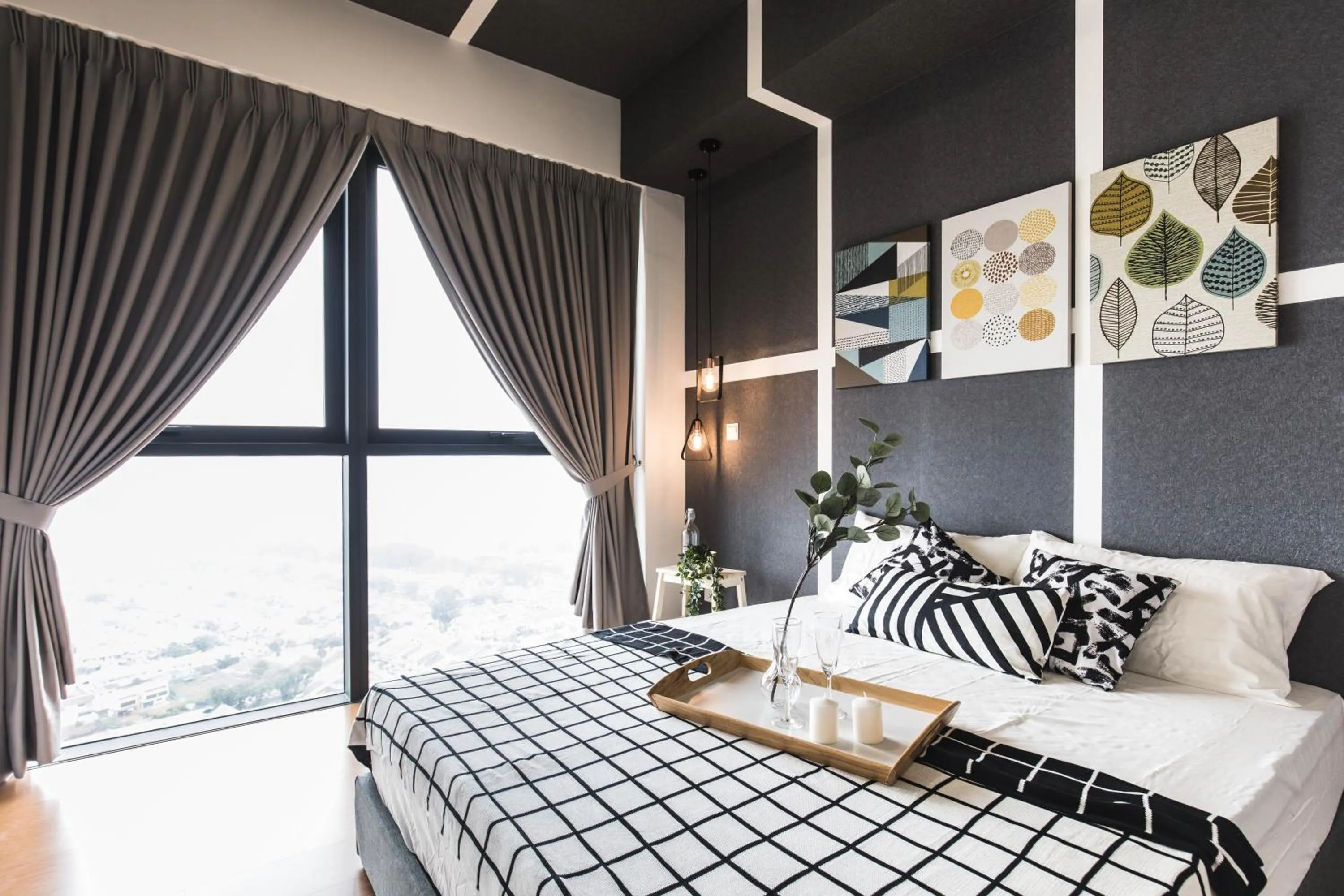 Bedroom, Bed in Manatidur@THE HUB SS2