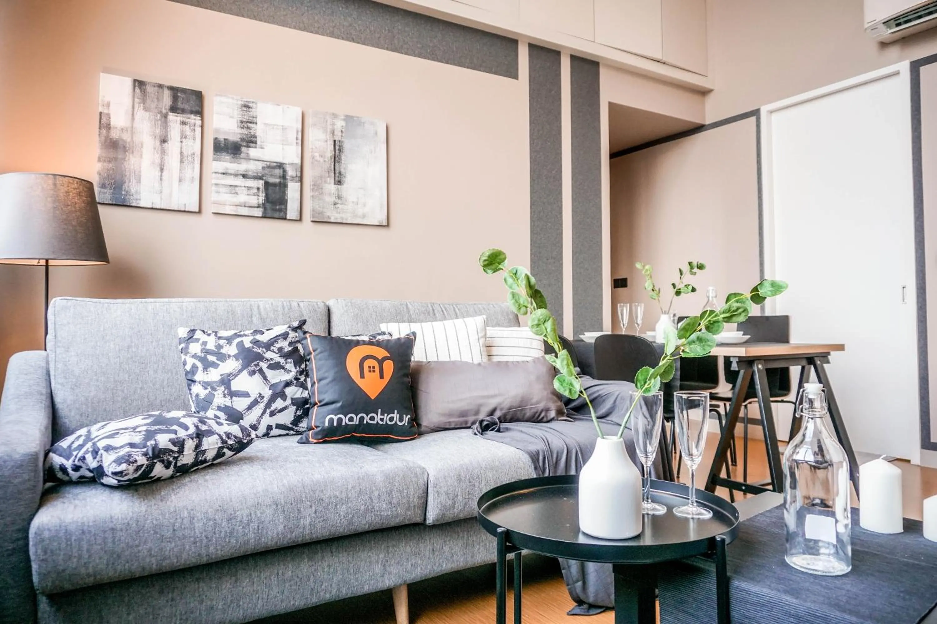 Living room in Manatidur@THE HUB SS2