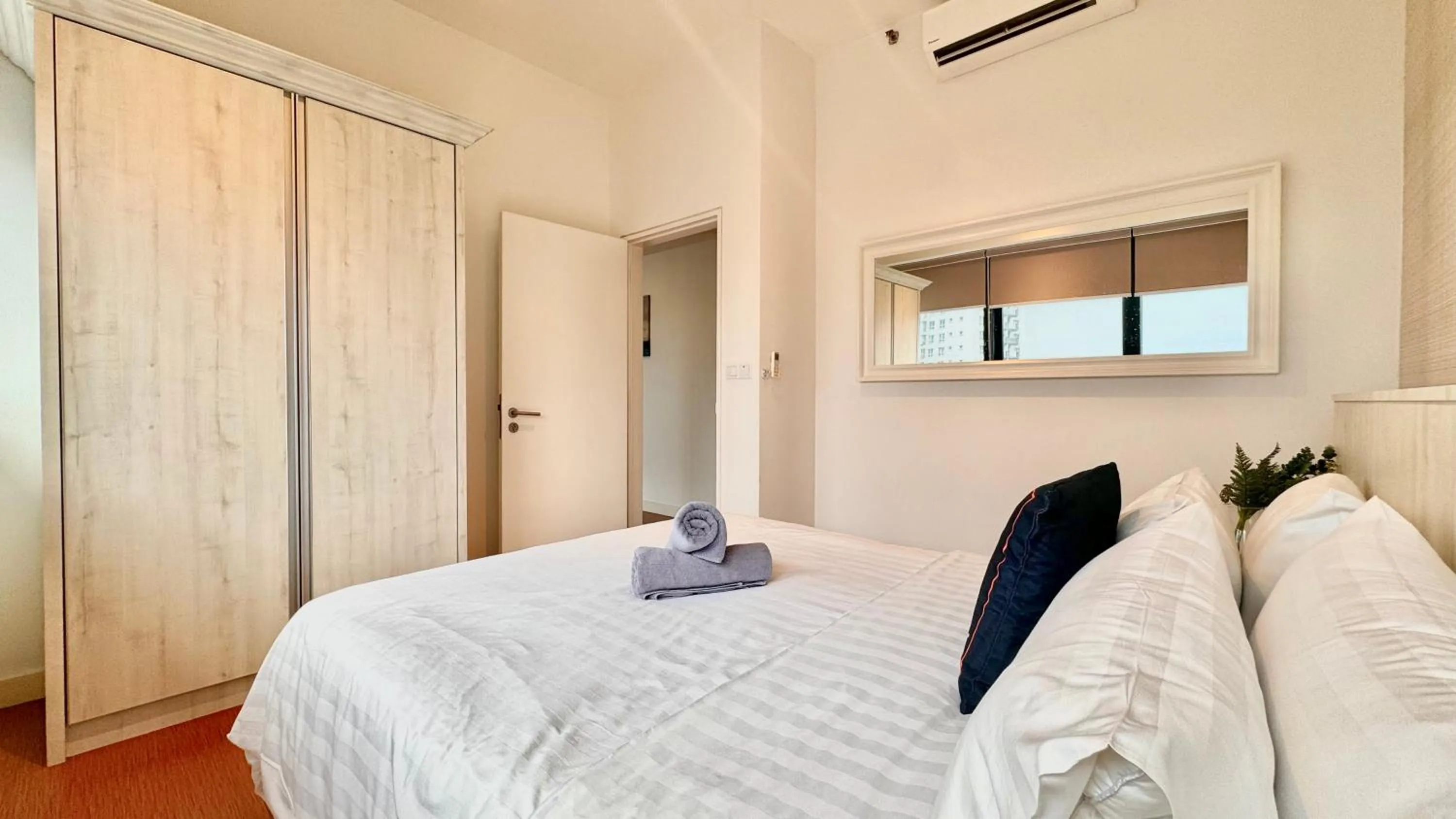 Bedroom, Bed in Manatidur@THE HUB SS2